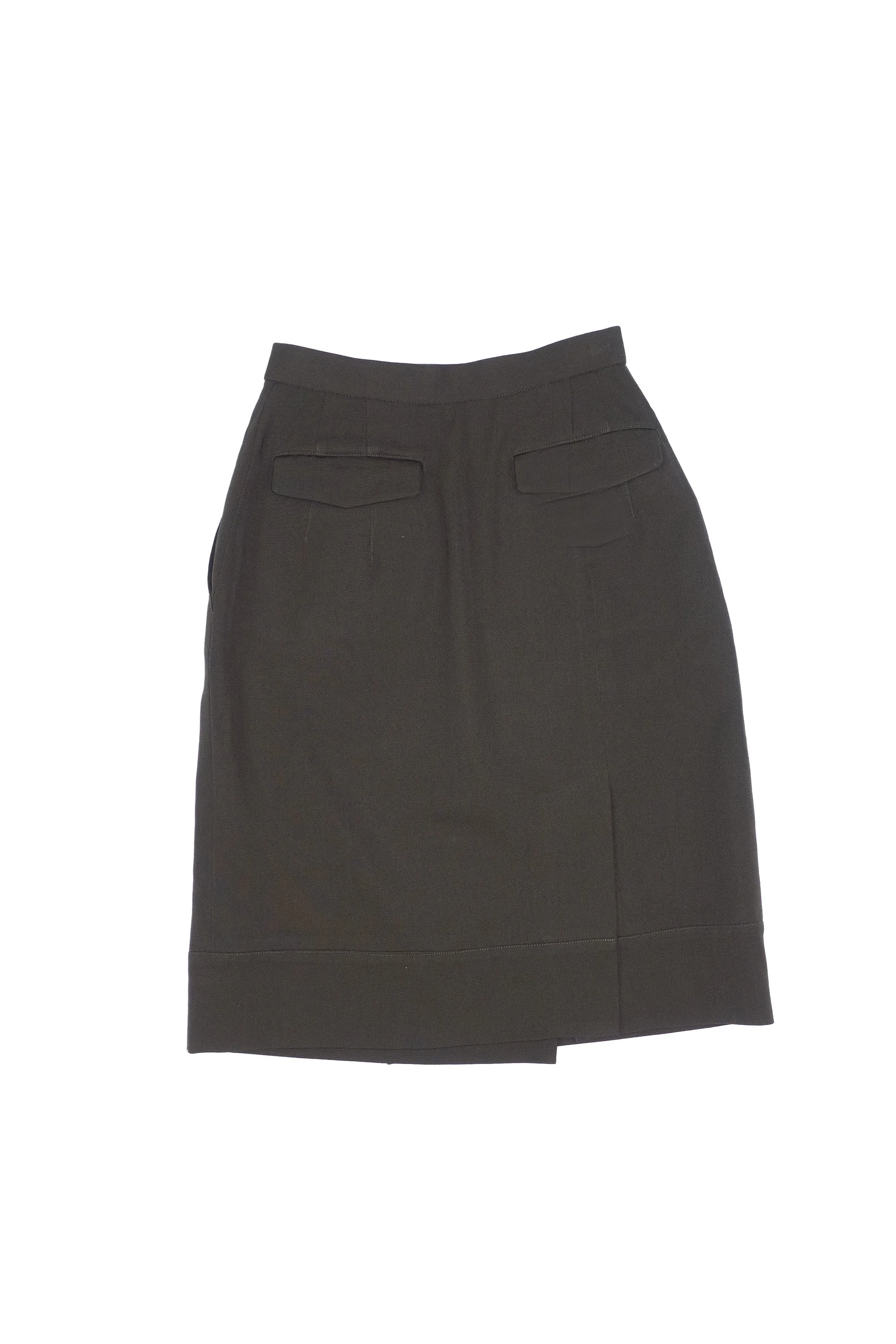ISSEY MIYAKE 1980s wrap wool short skirt￼￼719 220430.jpg