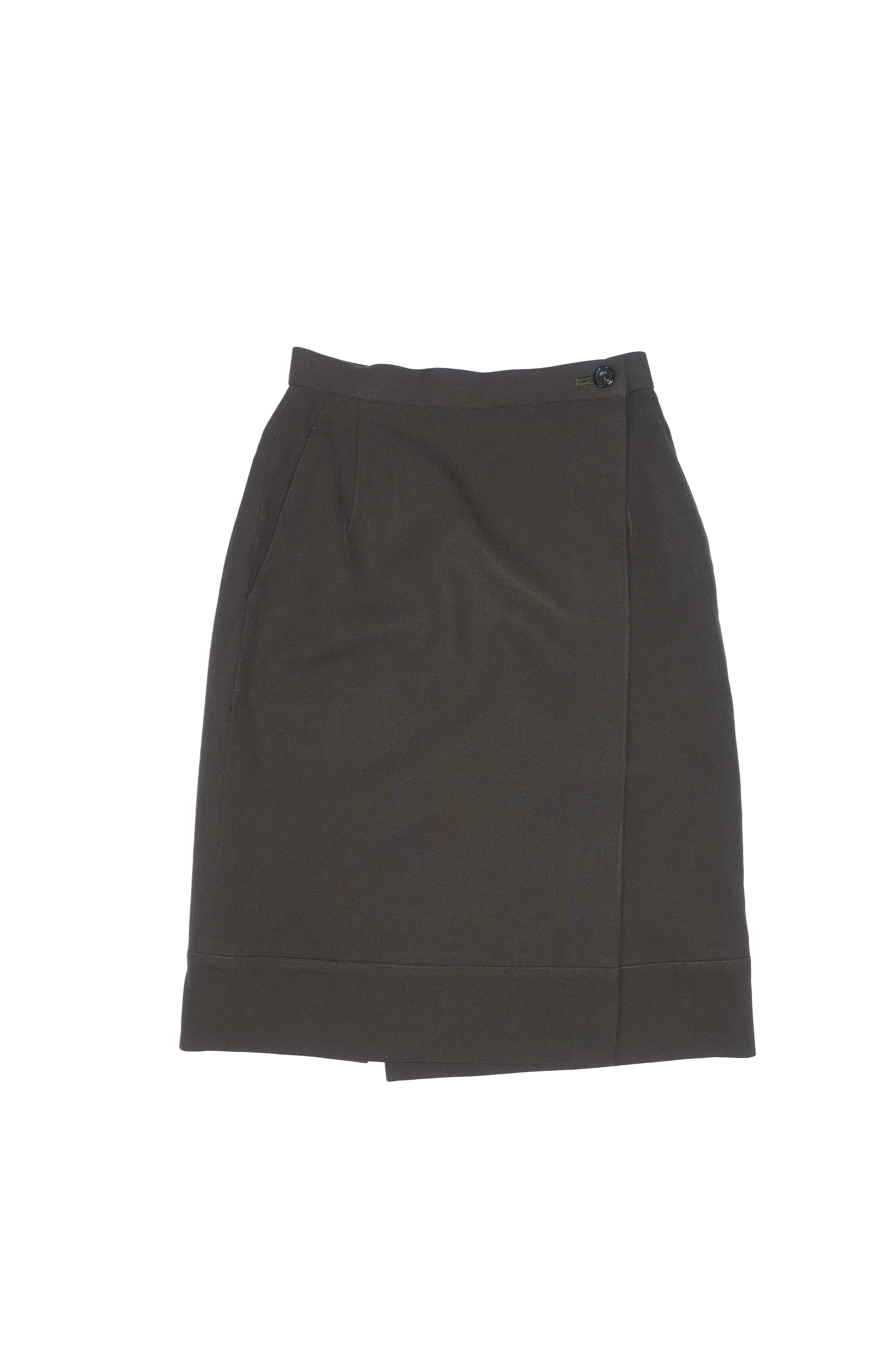 ISSEY MIYAKE 1980s wrap wool short skirt￼￼720 220430.jpg