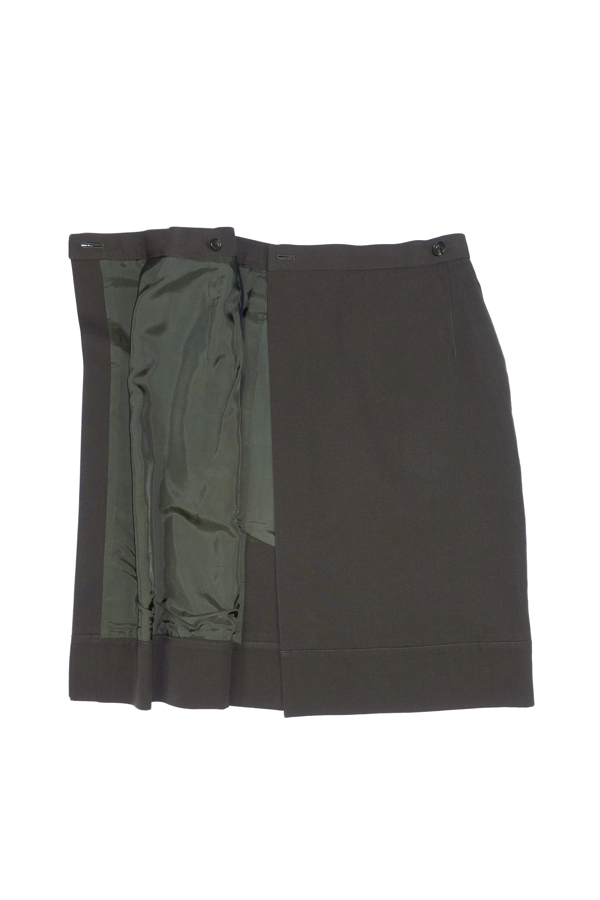 ISSEY MIYAKE 1980s wrap wool short skirt￼￼717 220430.jpg