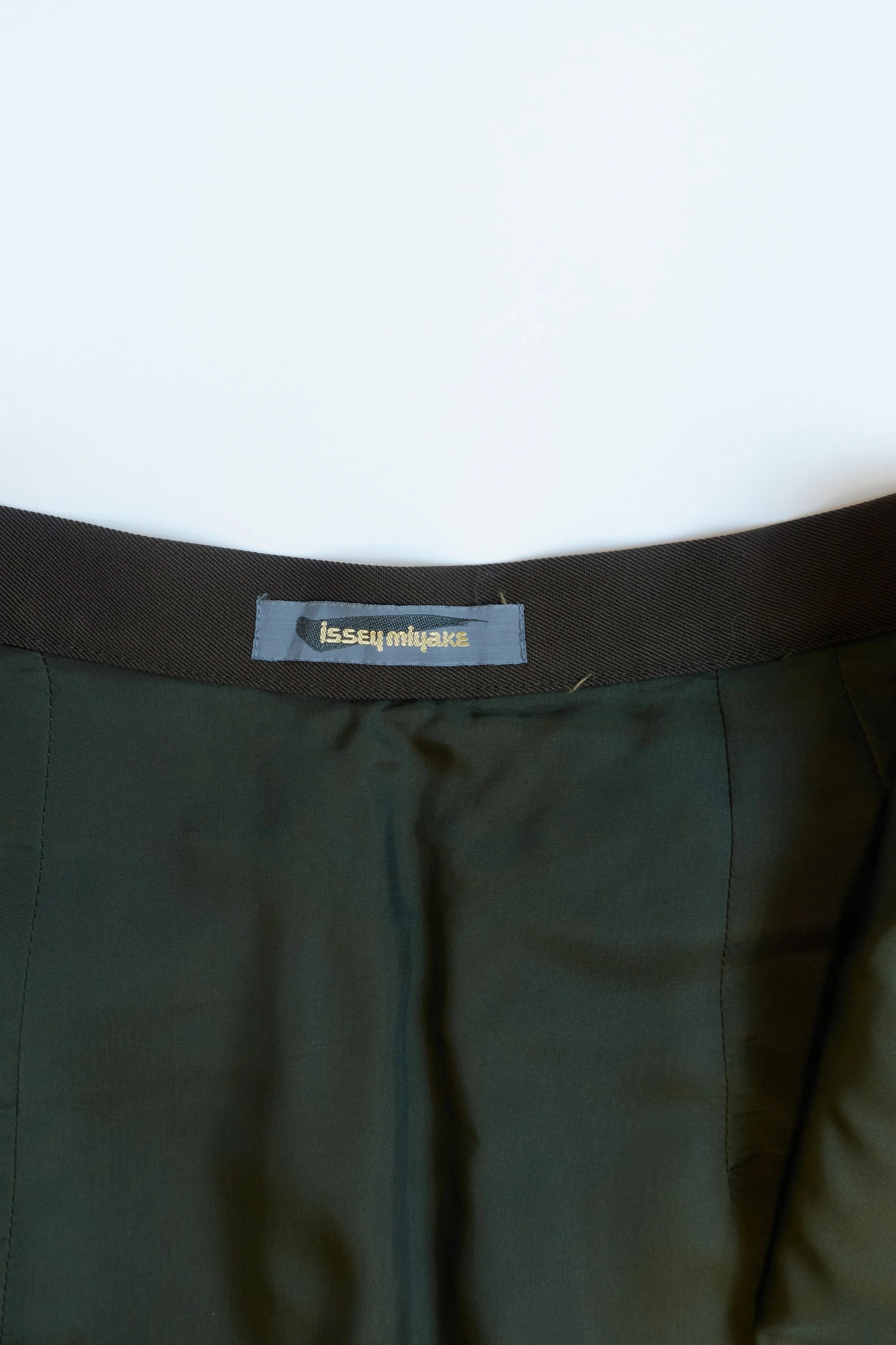 ISSEY MIYAKE 1980s wrap wool short skirt￼￼723 220429.jpg