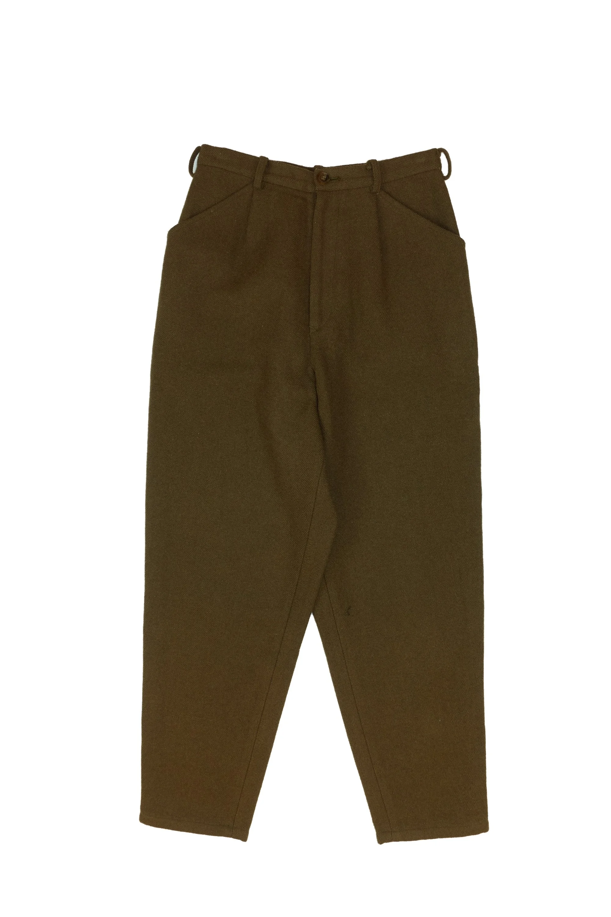 YOHJI YAMAMOTO Y's tapered heavweight wool trousers 748 220504.jpg
