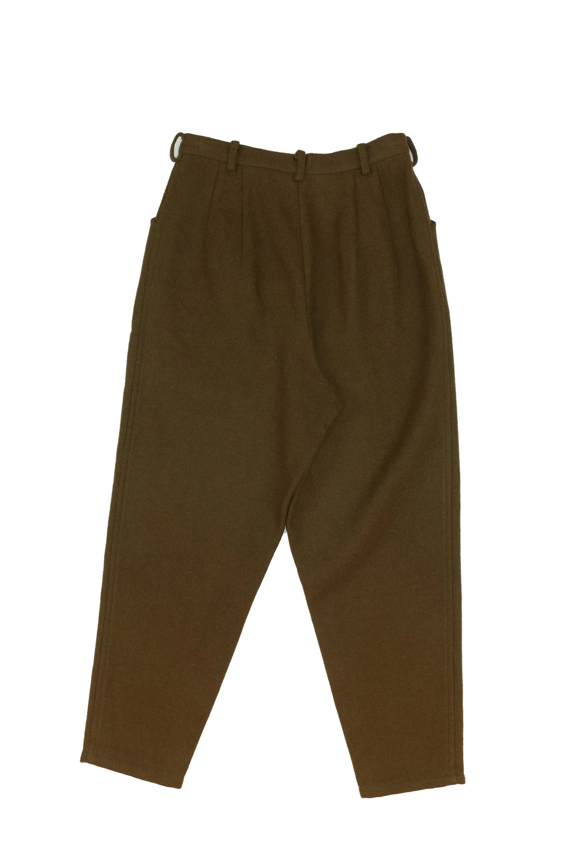 YOHJI YAMAMOTO Y's tapered heavweight wool trousers 749 220504.jpg