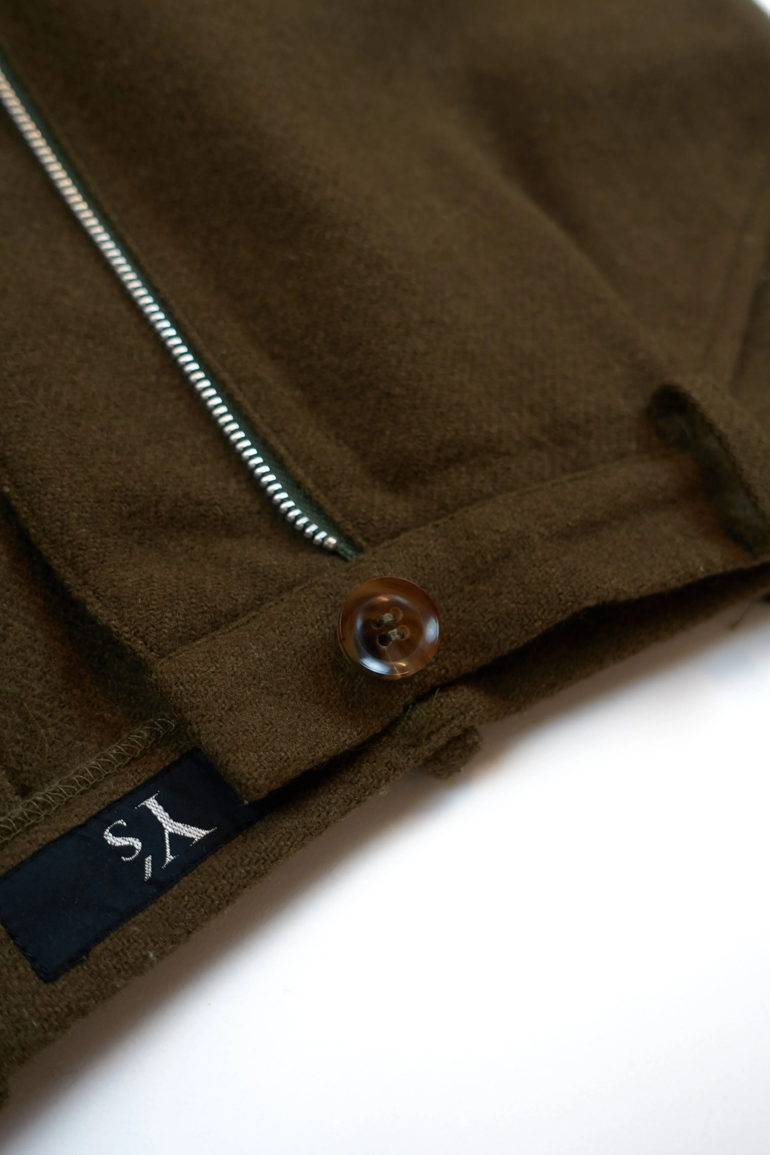 YOHJI YAMAMOTO Y's tapered heavweight wool trousers 769 220503.jpg