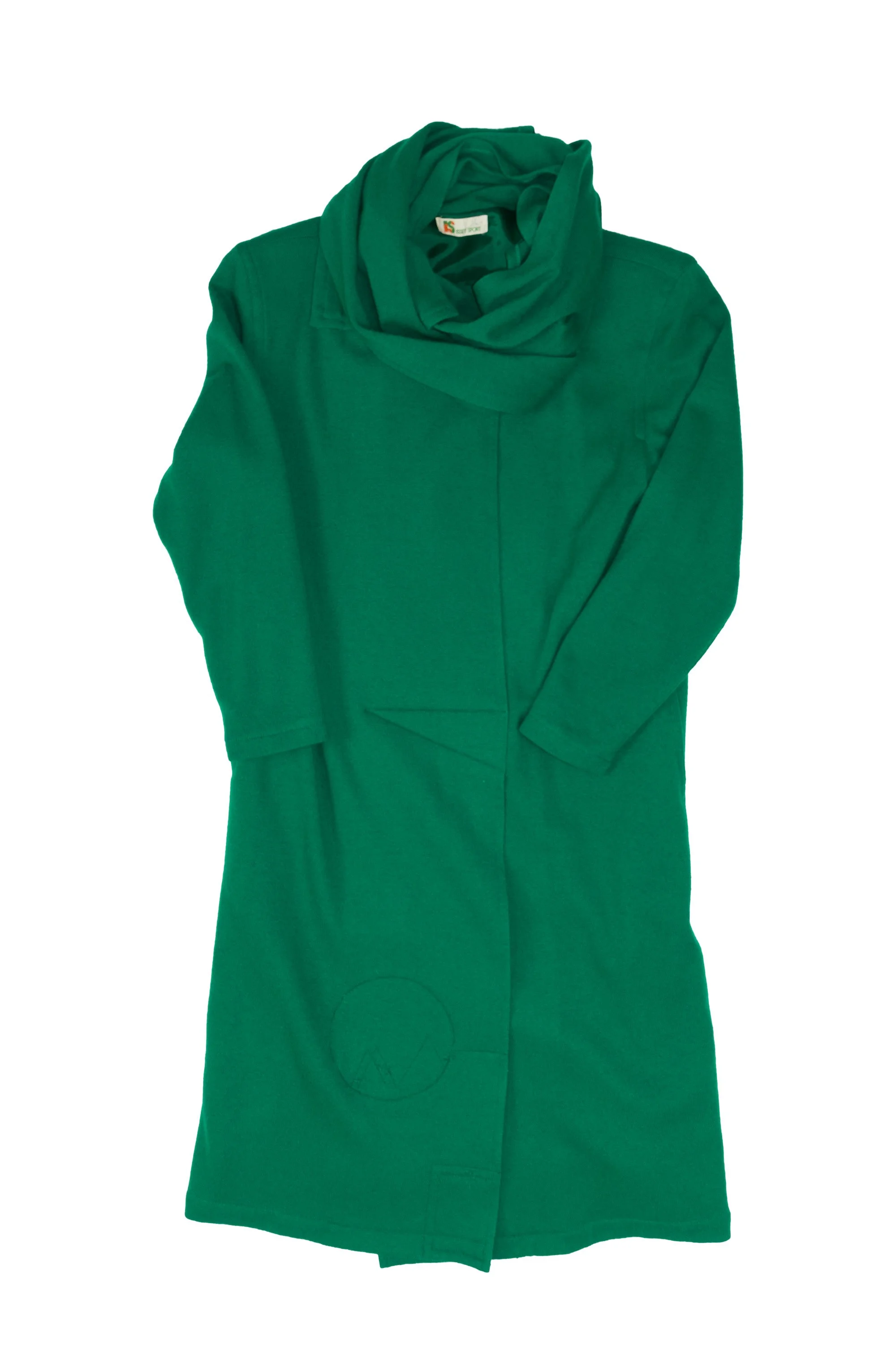 ISSEY SPORT c.1970s - 1980s longsleeve wool dress with built in scarf 754 220504.jpg