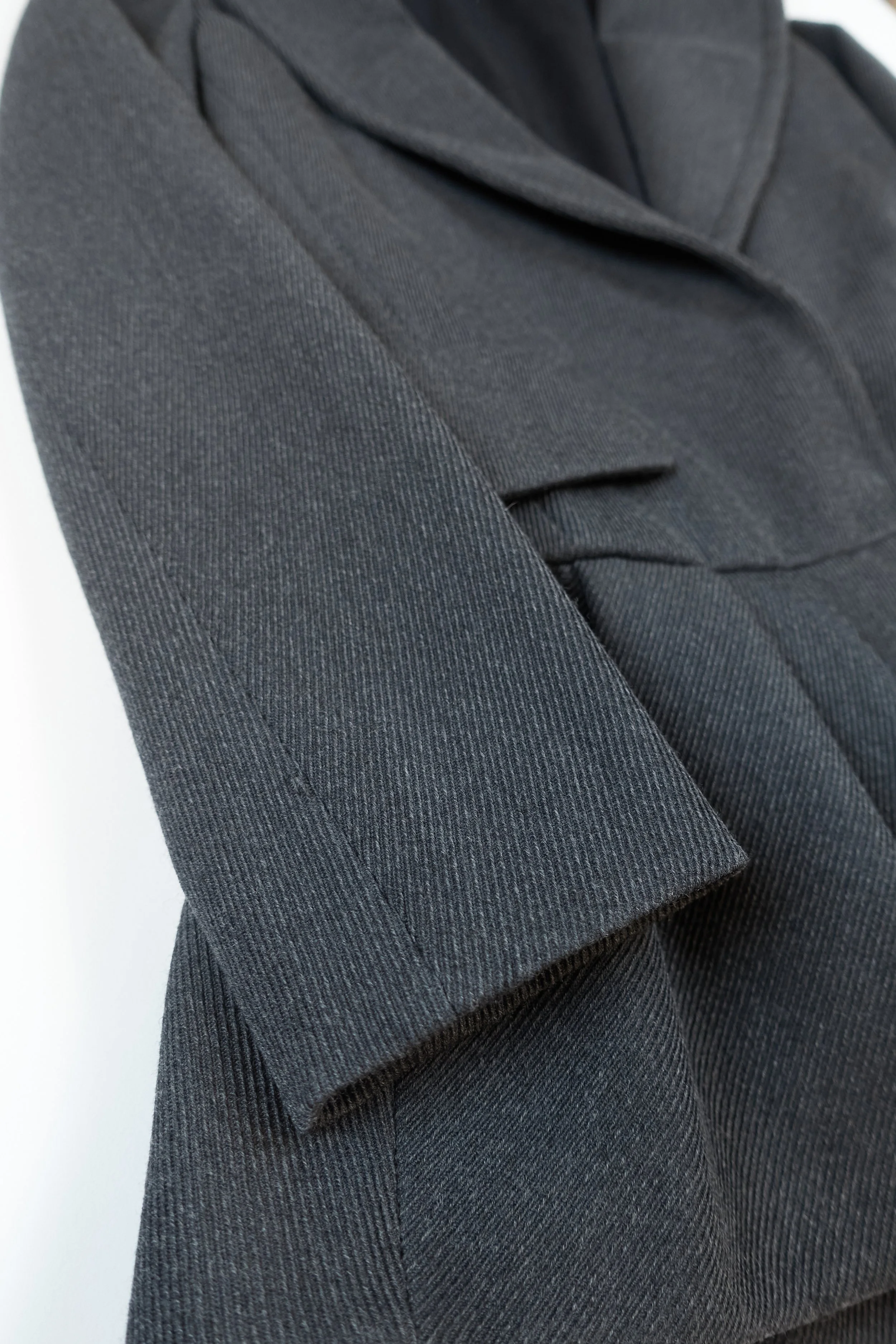 MIU MIU wool peplum hooded blazer (grey) 806 220503.jpg