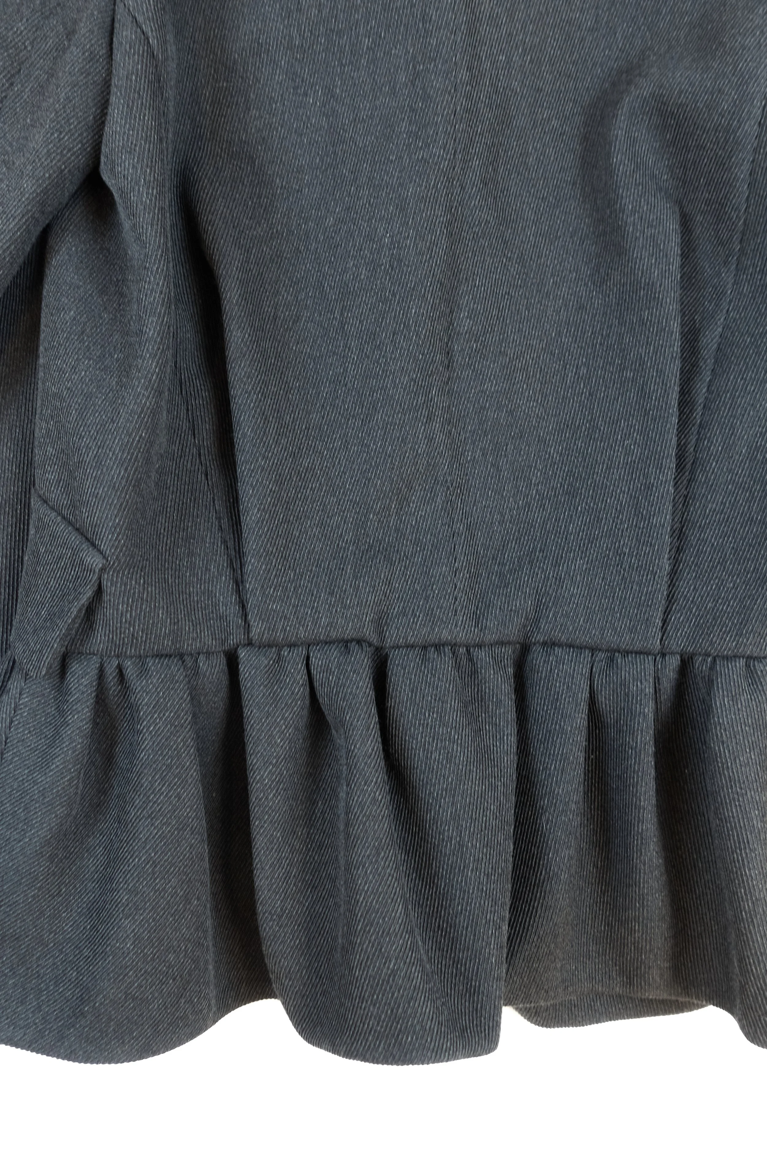 MIU MIU wool peplum hooded blazer (grey) 811 220503.jpg