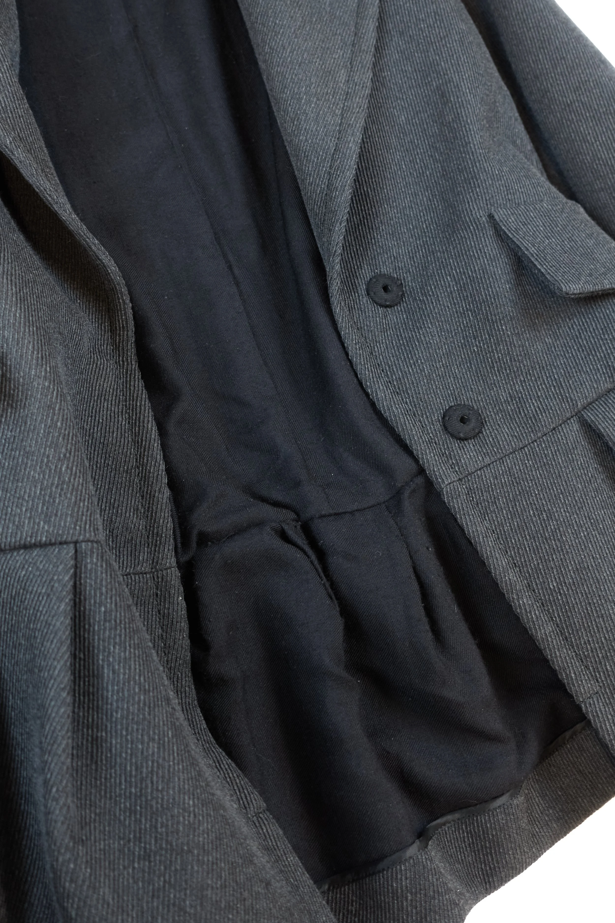 MIU MIU wool peplum hooded blazer (grey) 809 220503.jpg