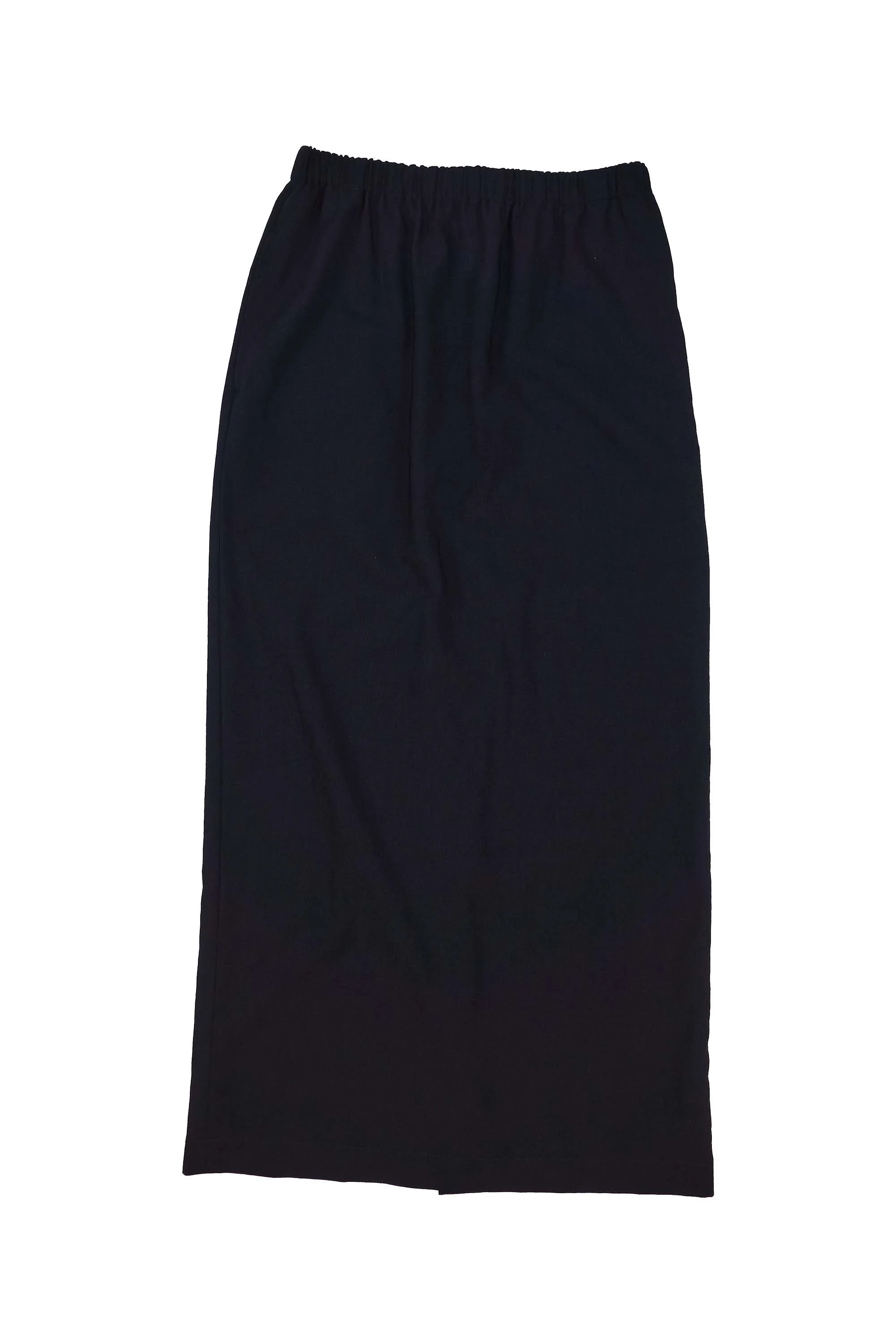 RDC CDG navy lighweight wool elastic drawstring skirt 862 220513.jpg