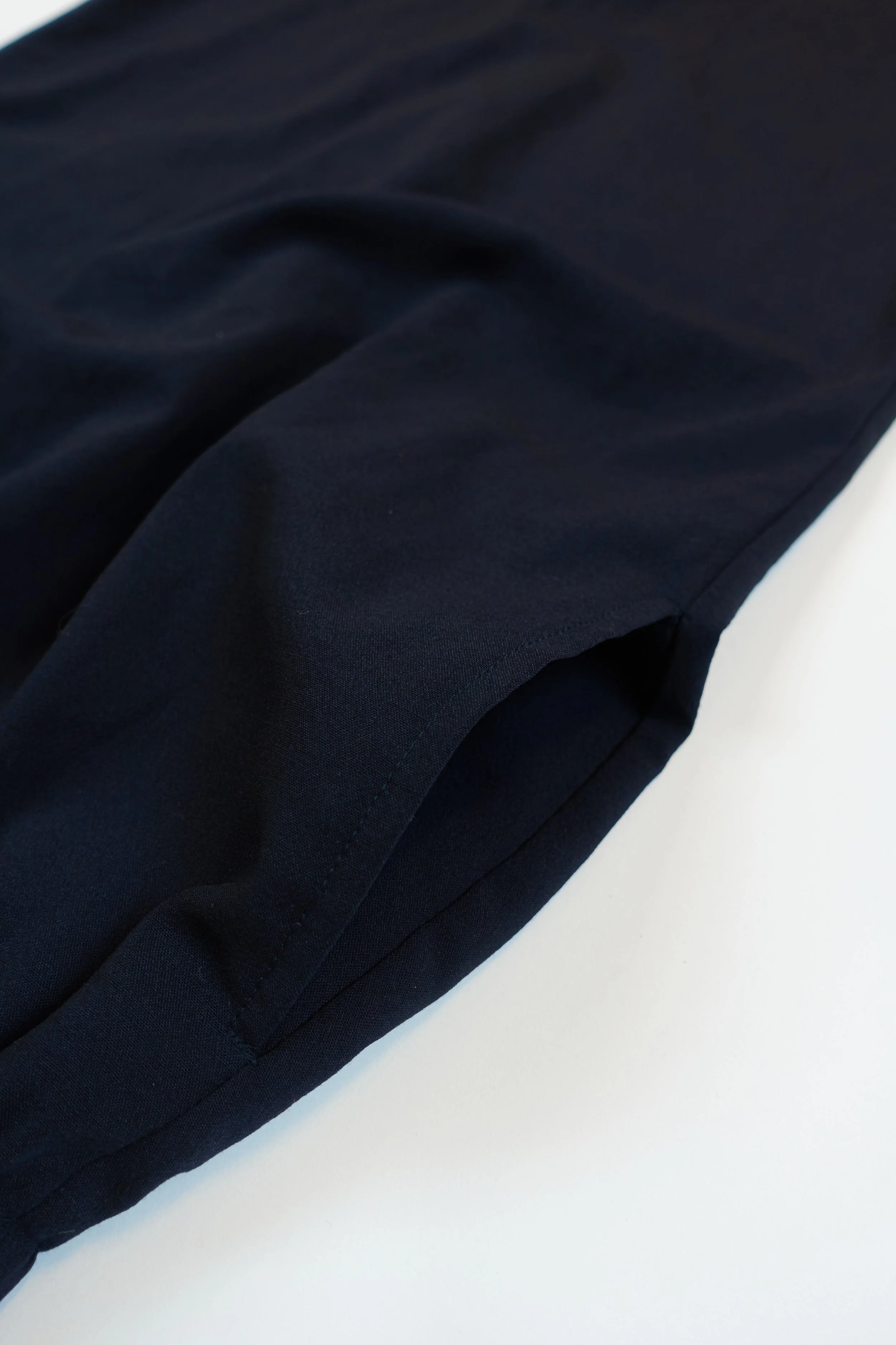 RDC CDG elastic drawstring lightweight wool straight skirt 869 220512.jpg