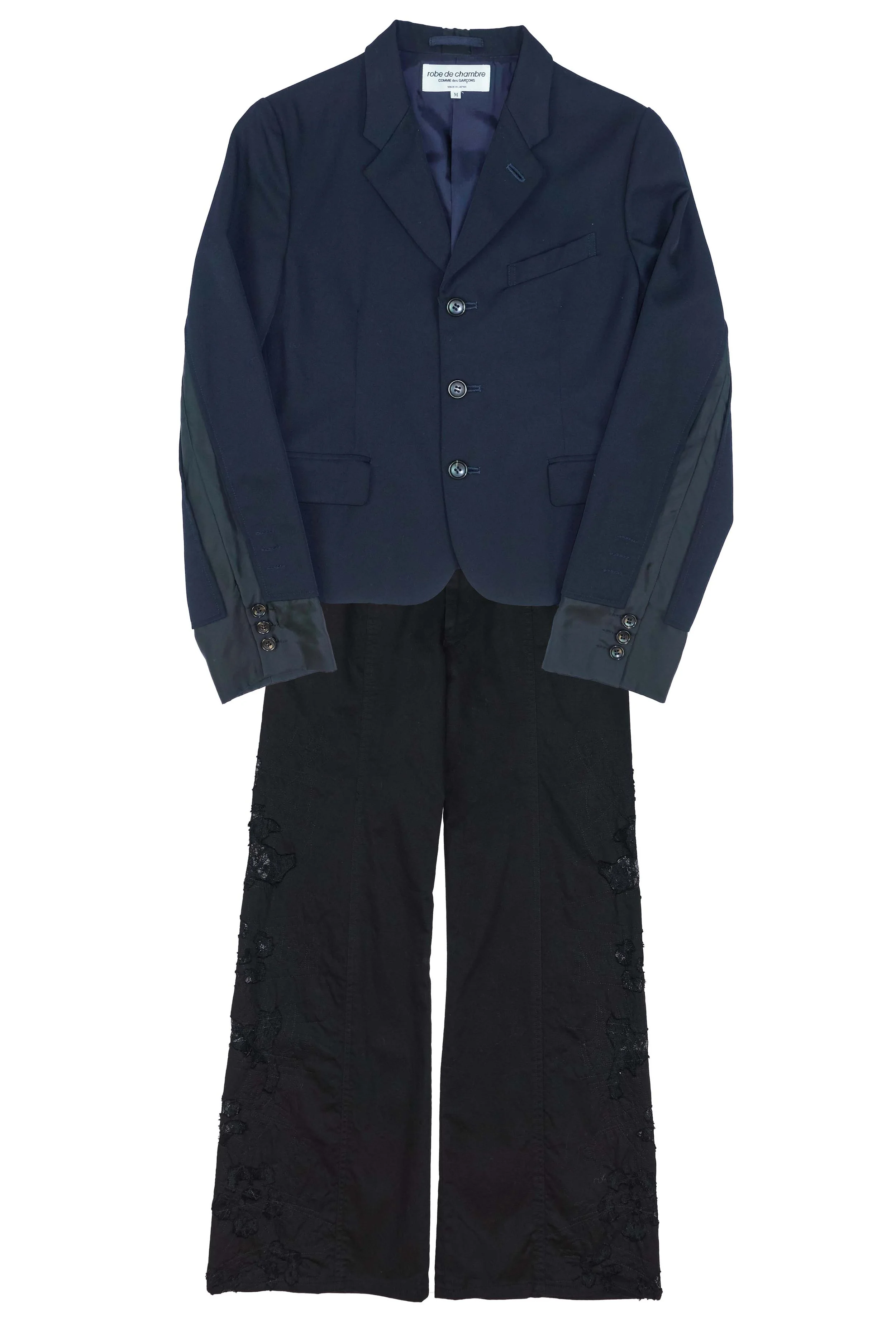 ISSEY MIYAKE black lace cutout trousers 883 220513-1@1x_1.jpg