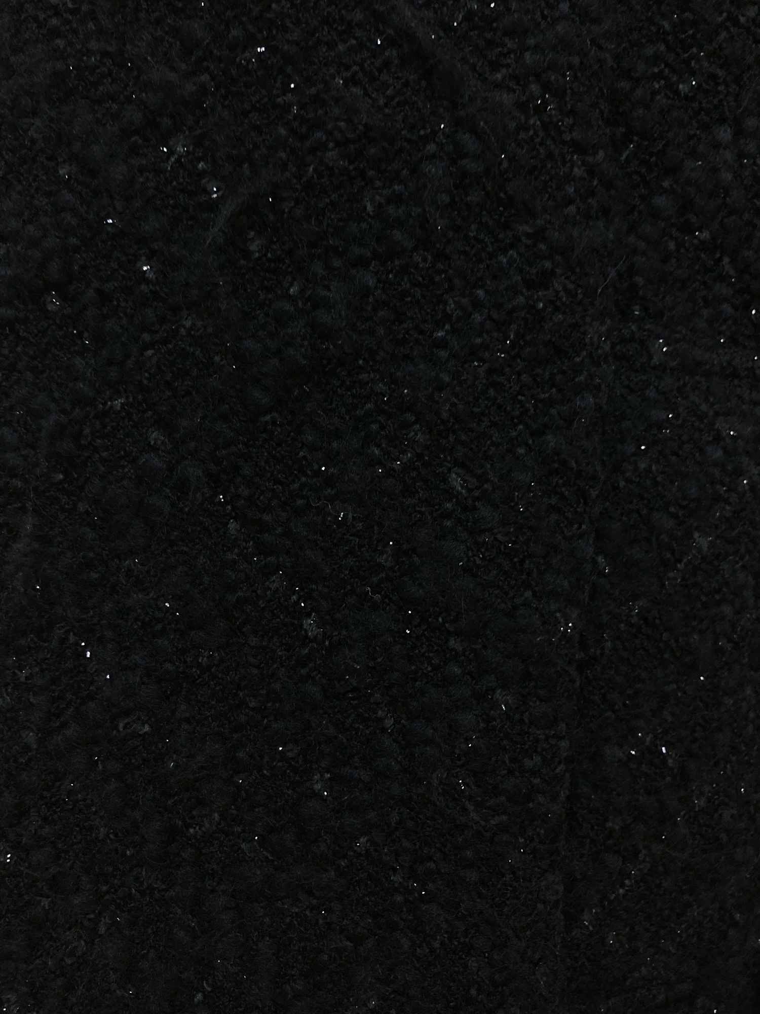 FS1582_Junya Watanabe Comme des Garcons black wool boucle unfinished hem pea coat_08.jpg