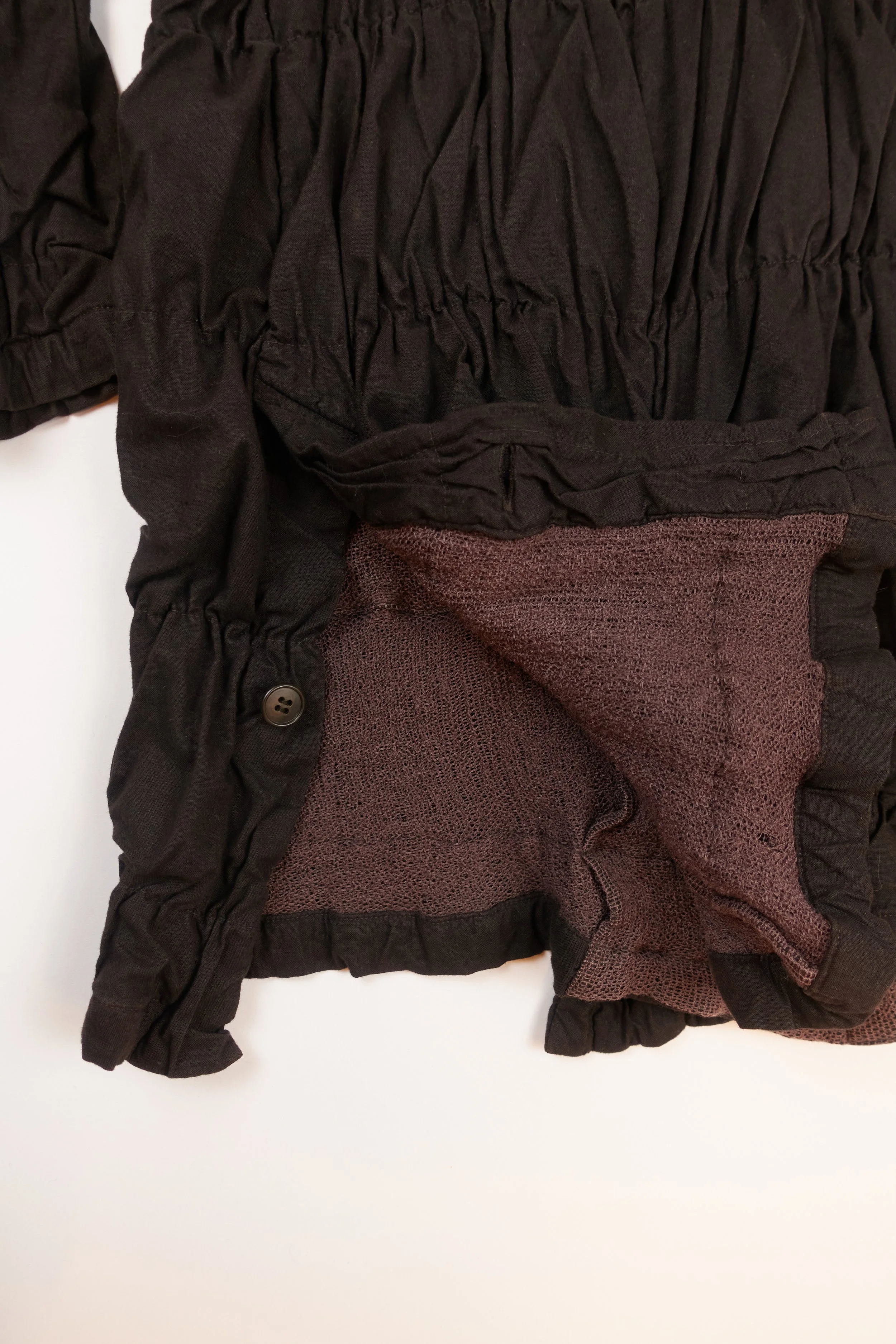 PERMANANENTE shirred coat 1113 220528 DSC08183.jpg