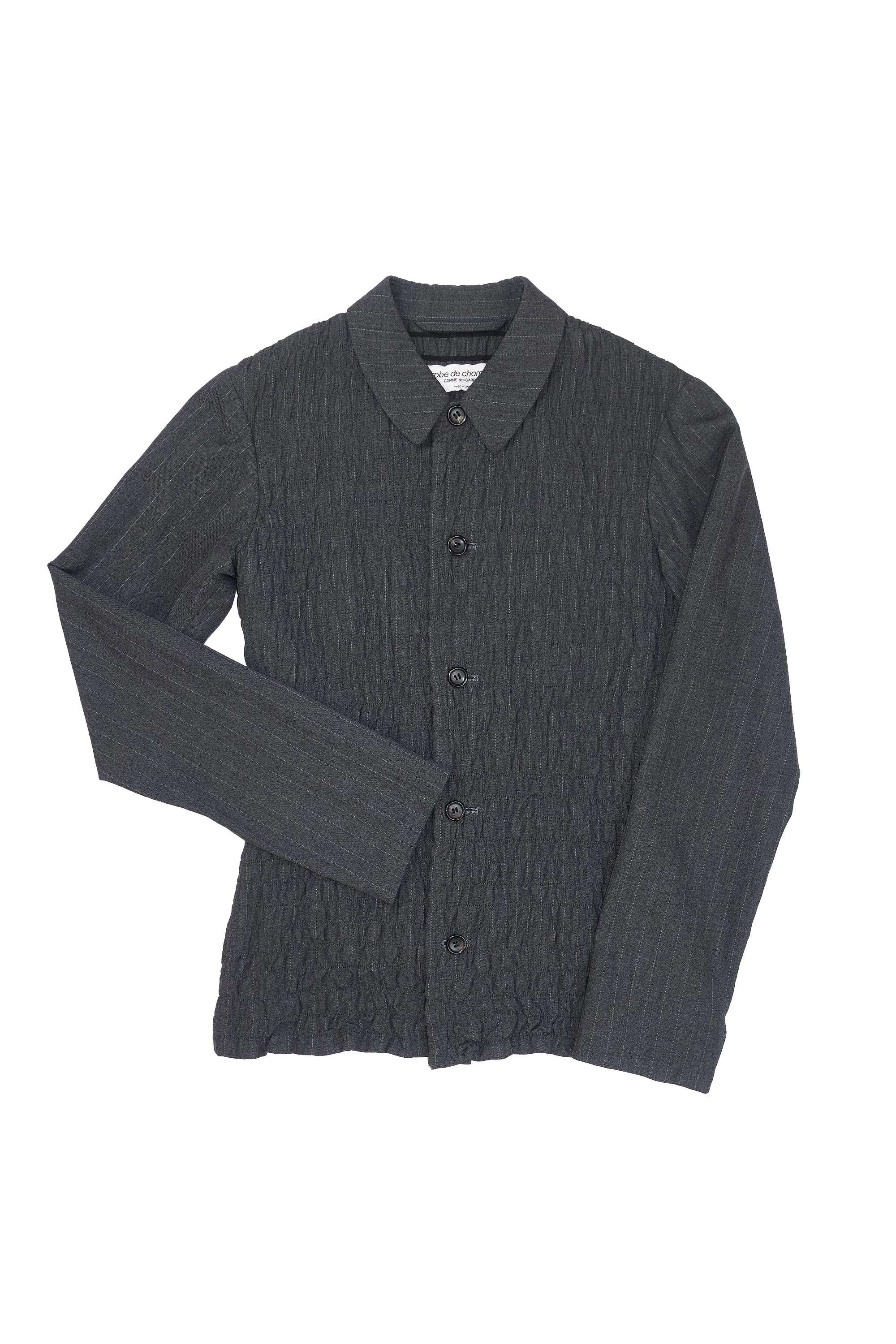 CDG RDC gathered torso wool button up jacket 275.jpg