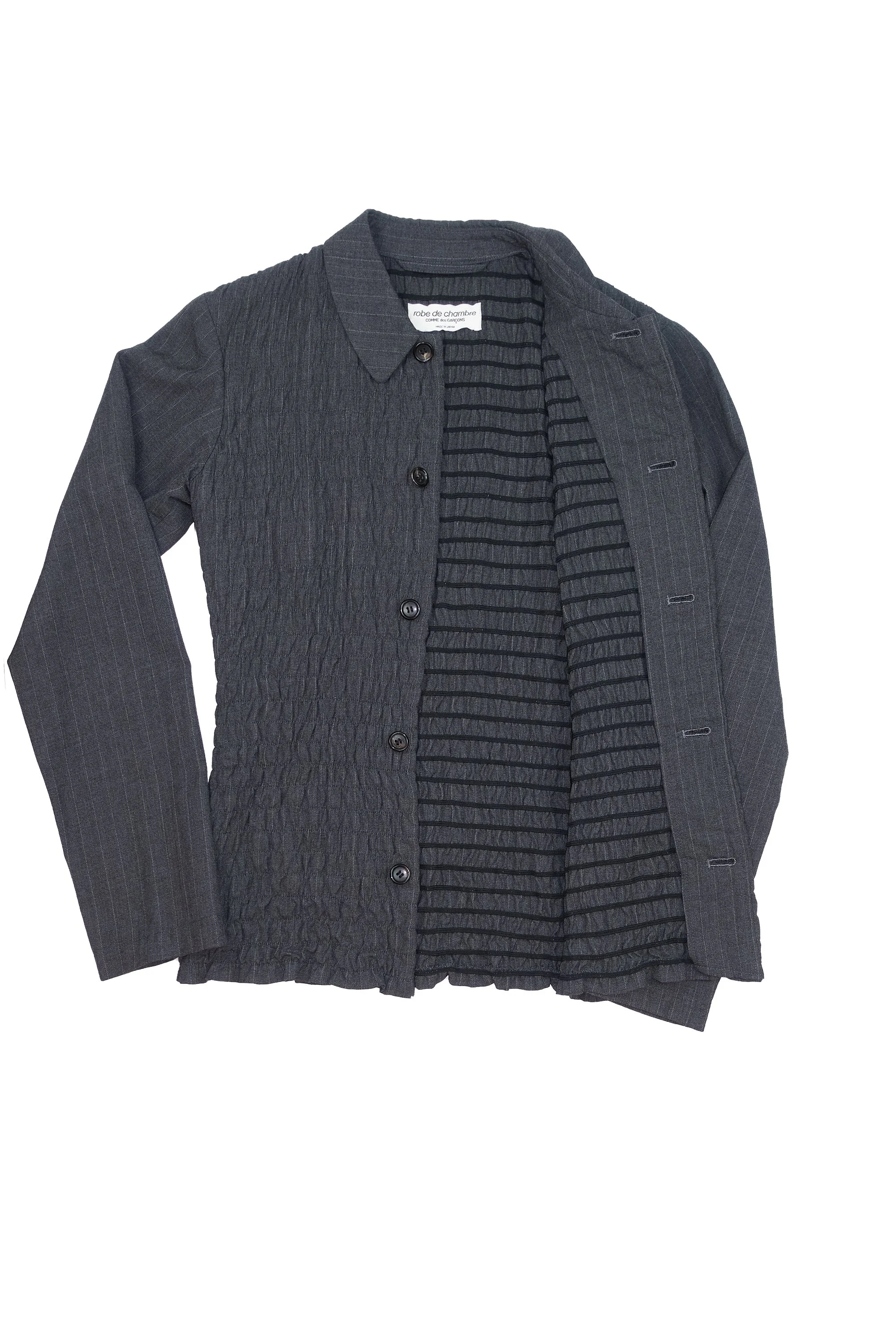 CDG RDC gathered torso wool button up jacket 278.jpg