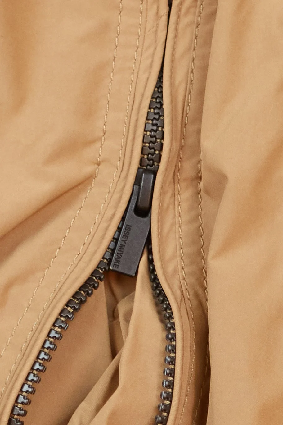 ISSEY MIYAKE full length zip nylon coat 317.jpg