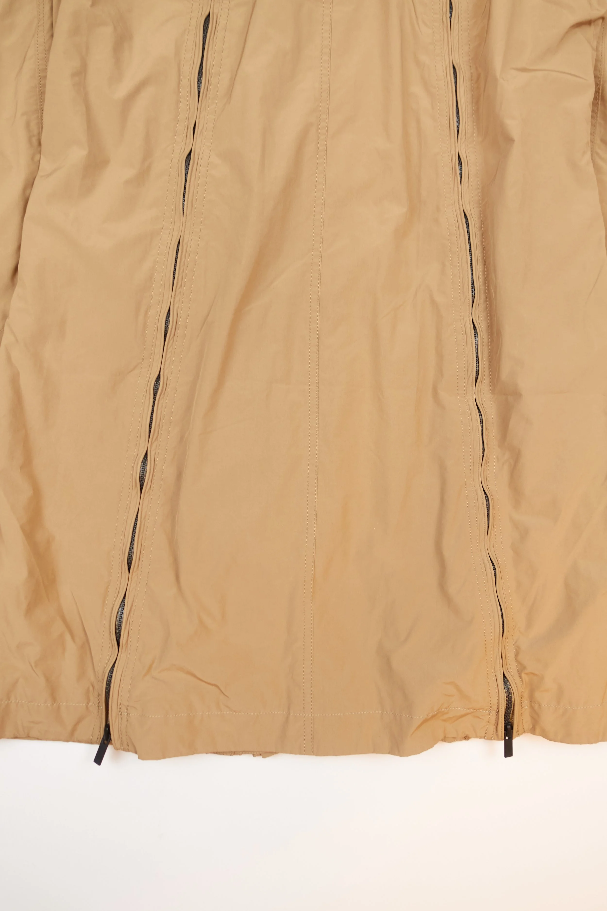 ISSEY MIYAKE full length zip nylon coat 320.jpg