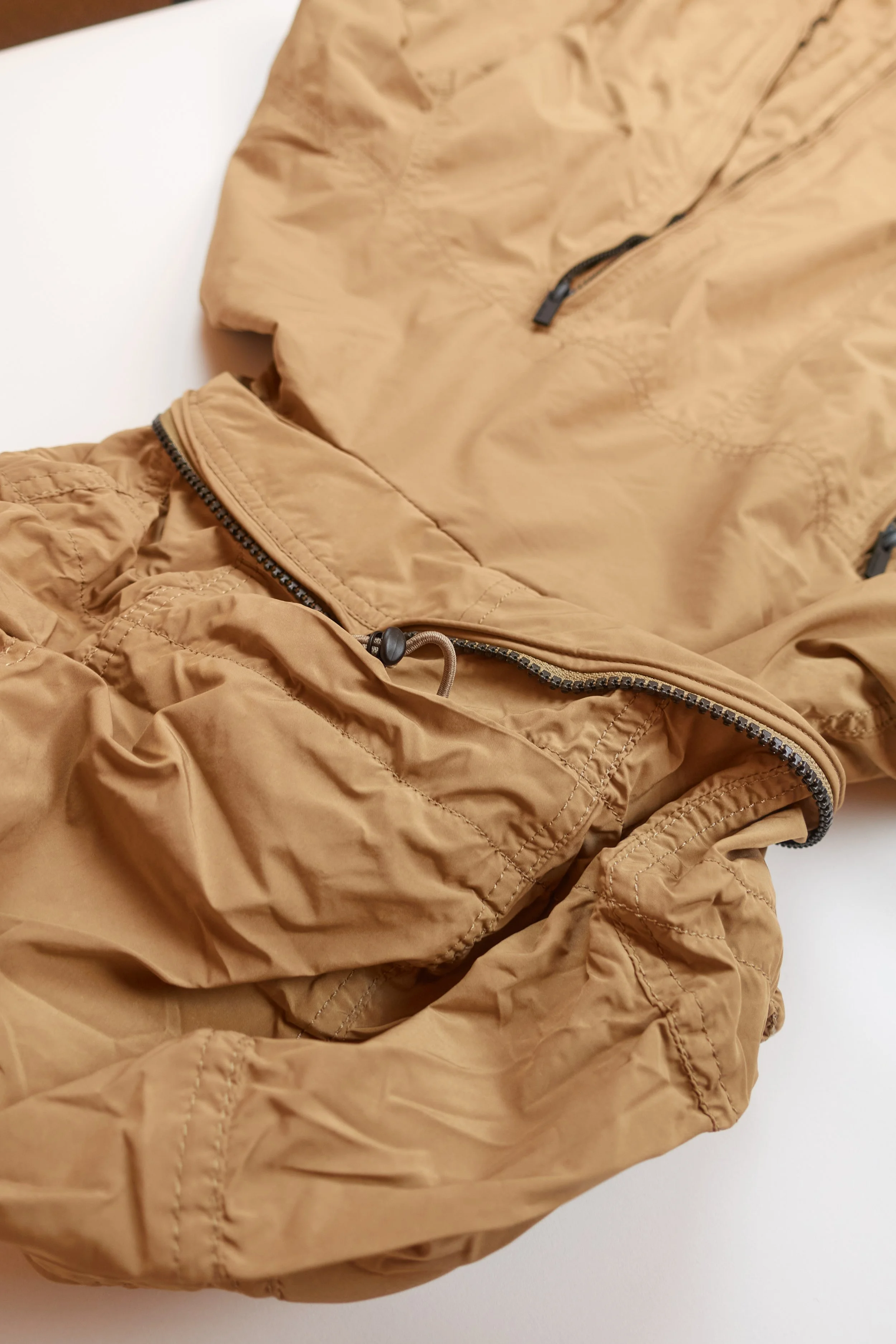 ISSEY MIYAKE full length zip nylon coat 323.jpg