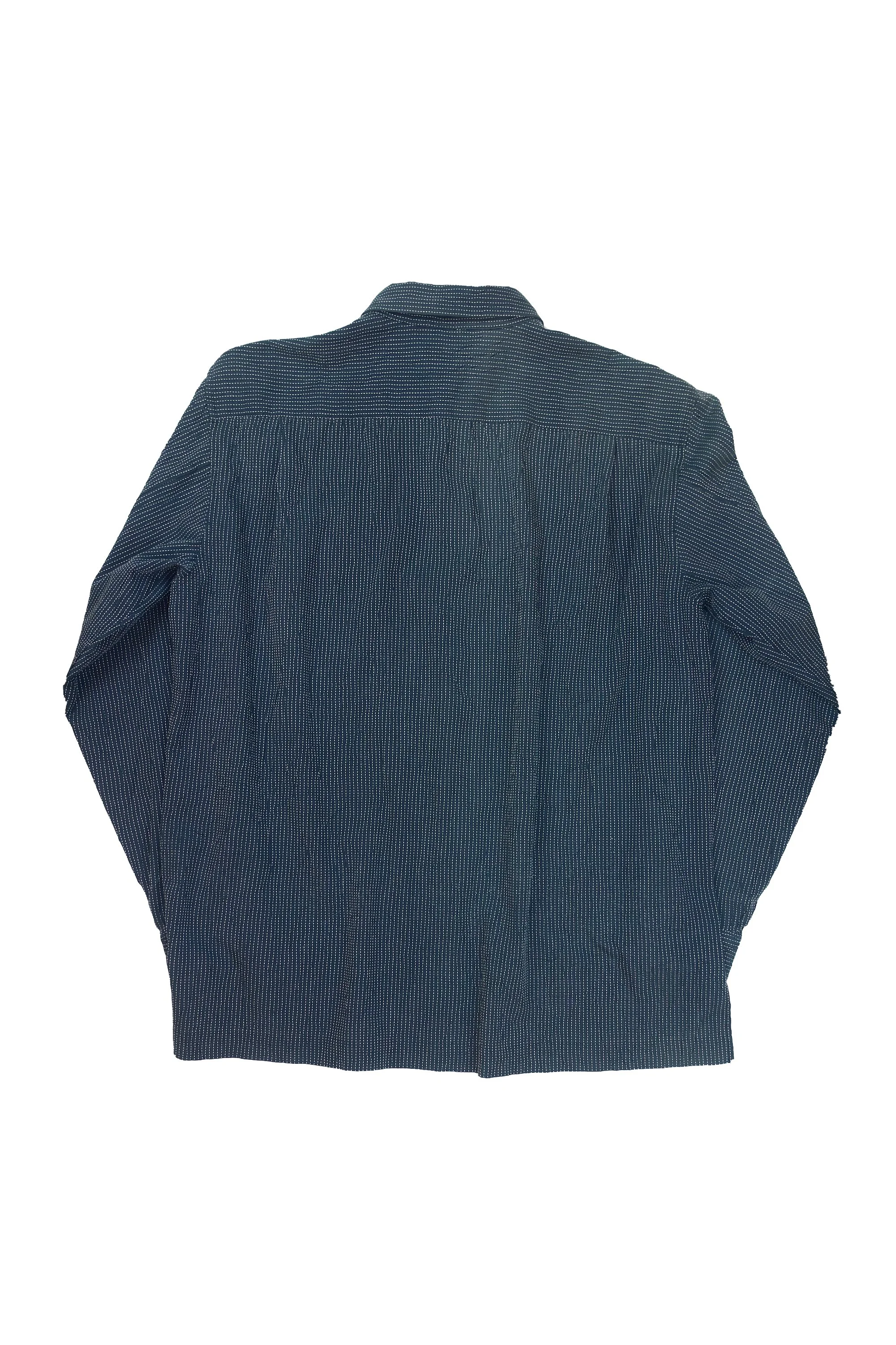 ISSEY MIYAKE striped crinkle shirt  364.jpg