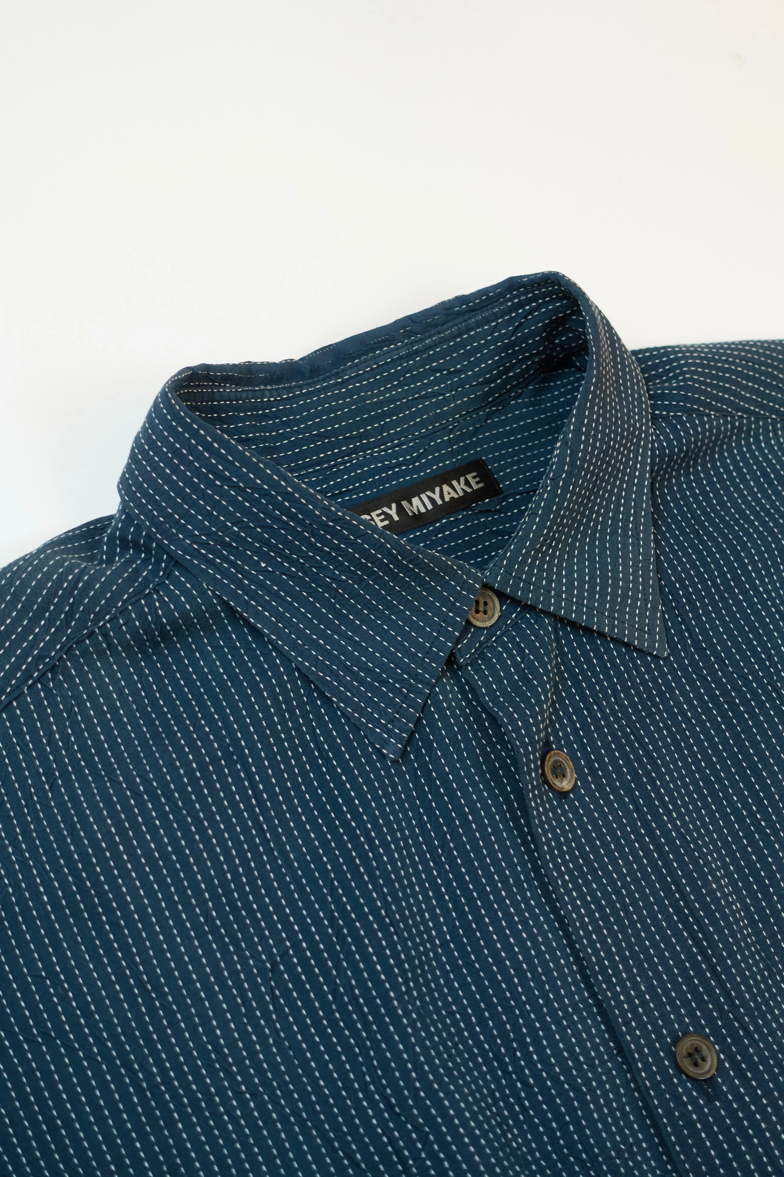 ISSEY MIYAKE striped crinkle shirt  356.jpg