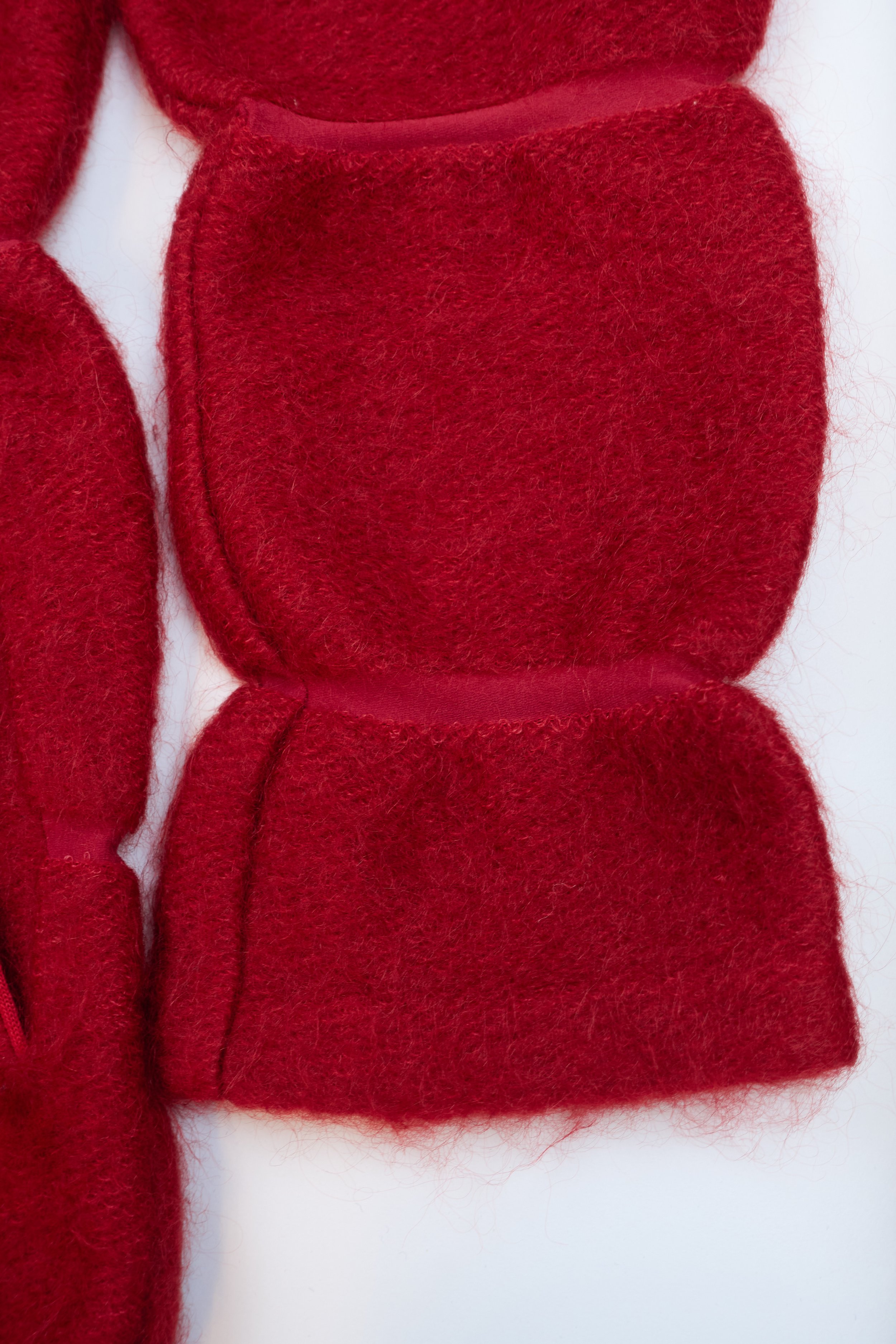 ISSEY MIYAKE Issey Miyake fuzzy scallop cardigan-coat  384.jpg