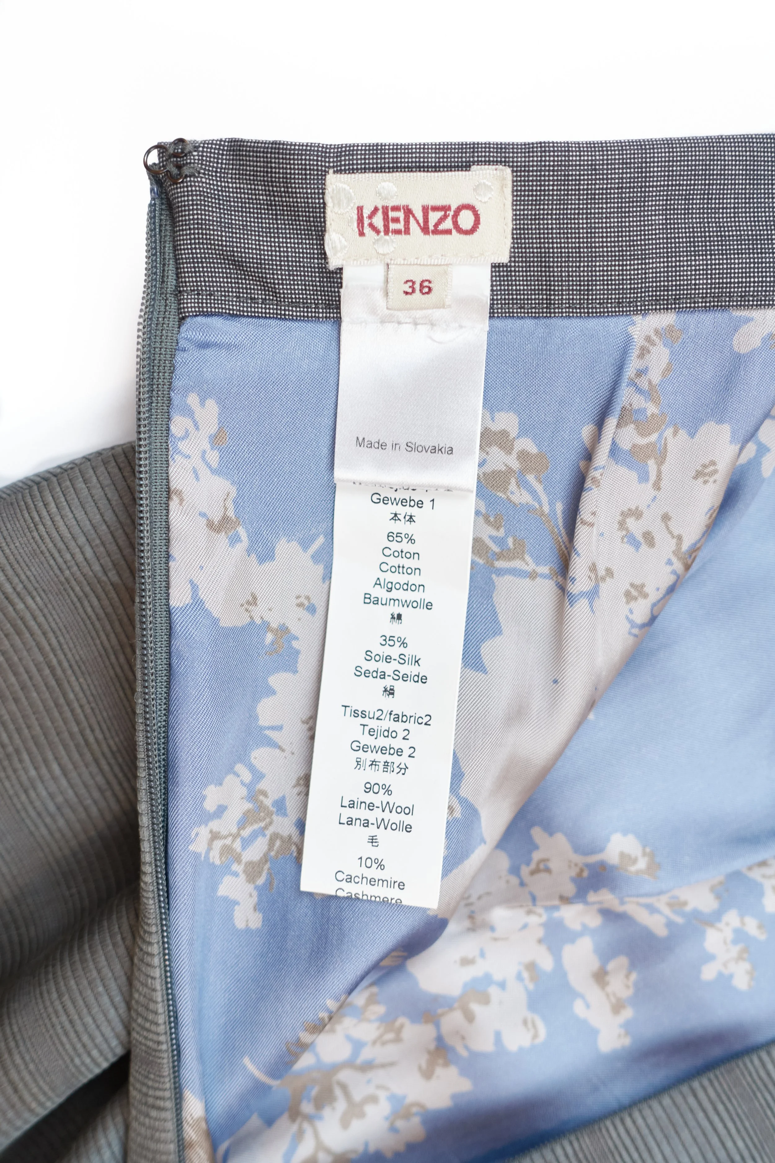 KENZO silver tulip skirt 462 DSC08906.jpg