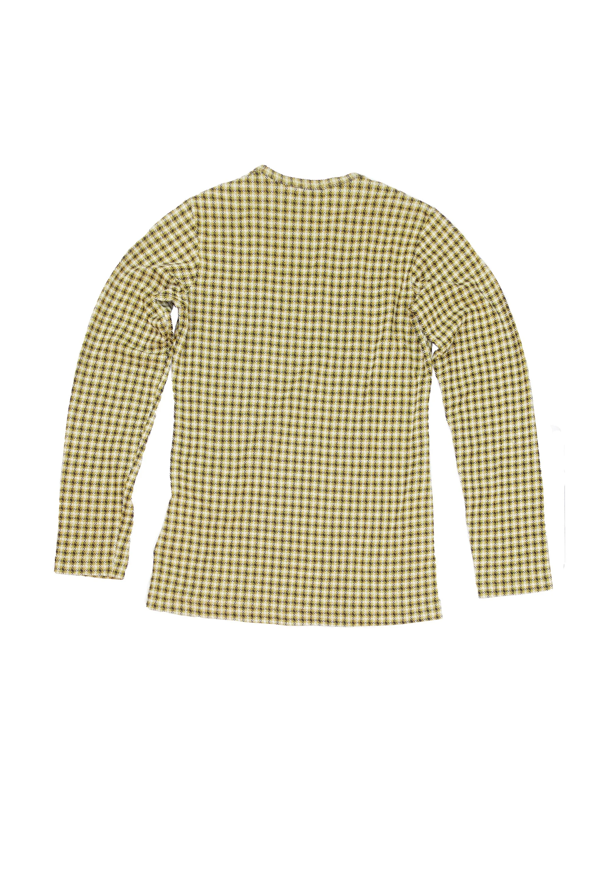 TRICOT COMME DES GARCONS clash panel houndstooth plaid knit  486 2022 07 JULY a flat finds0264 1.jpg