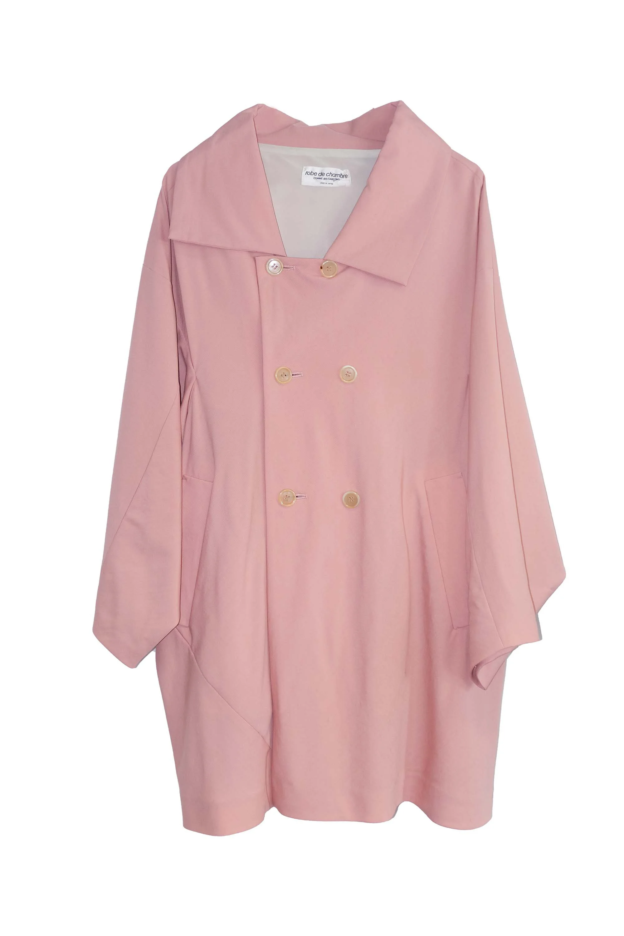 RDC CDG pink double breasted batwing coat DSC02258141-742-1.jpg