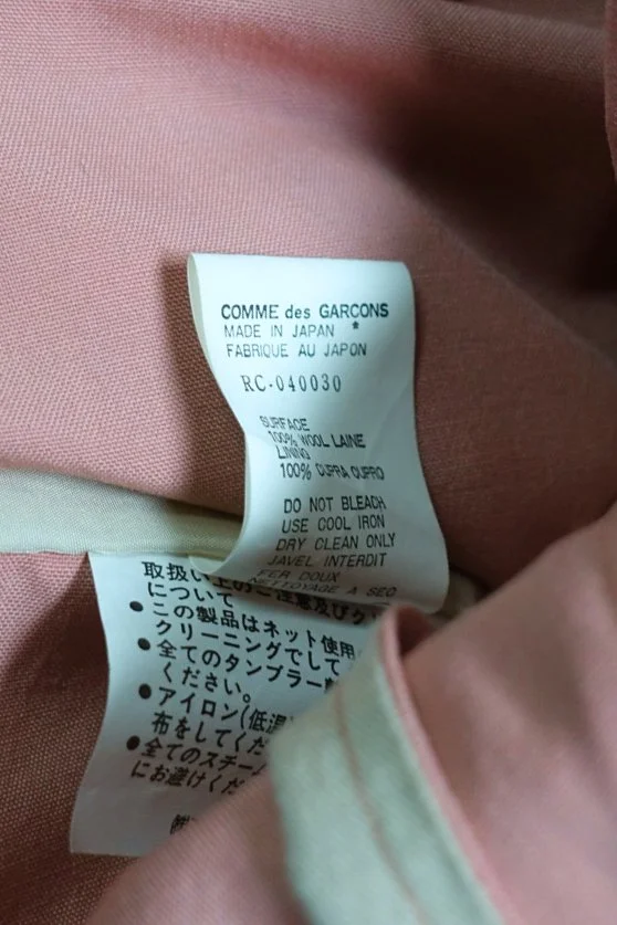 RDC CDG pink double breasted batwing coat DSC02275-746.jpg