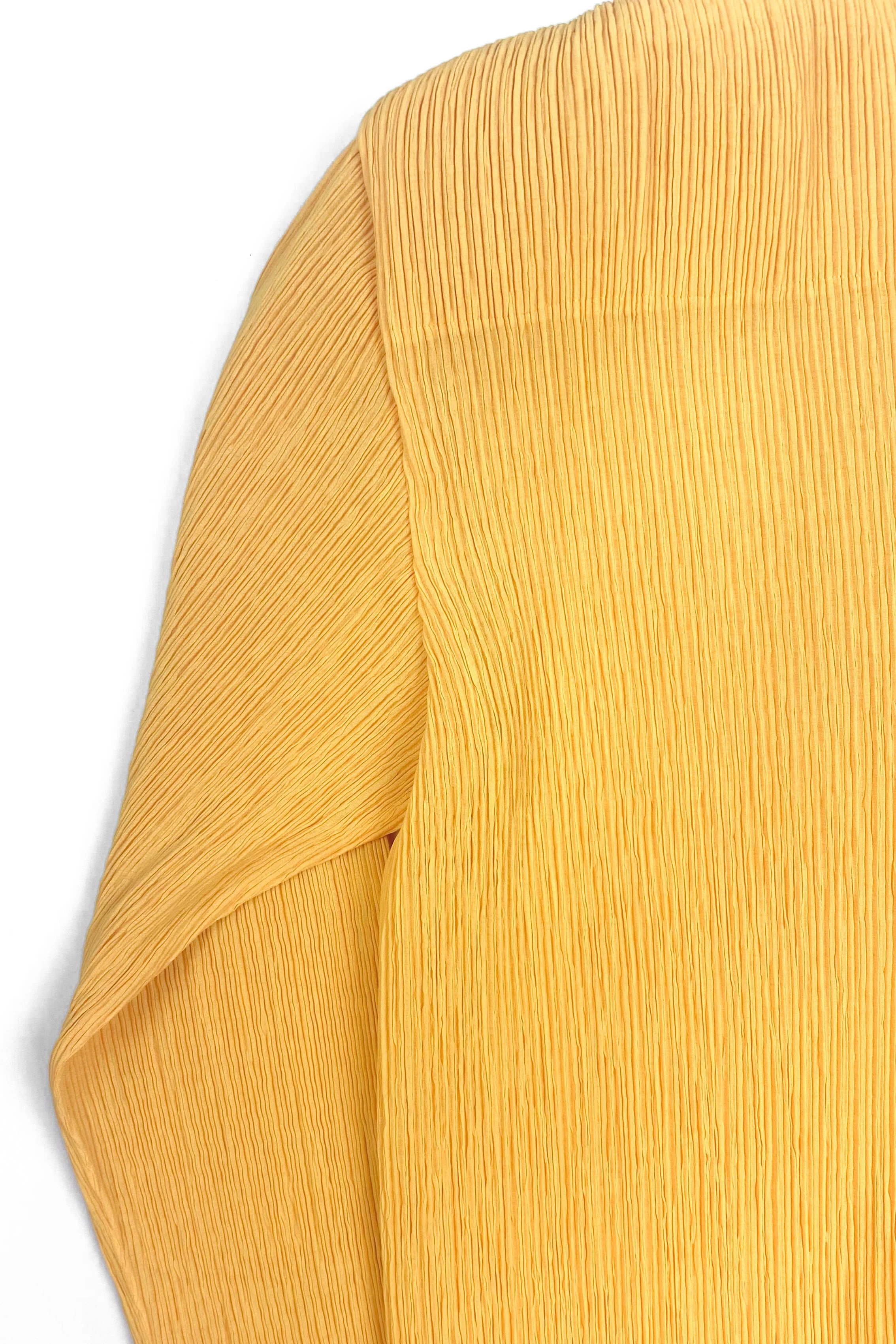 ISSEY MIYAKE FETE pleated cardigan daffodil yellow IMG_750251-759.jpg