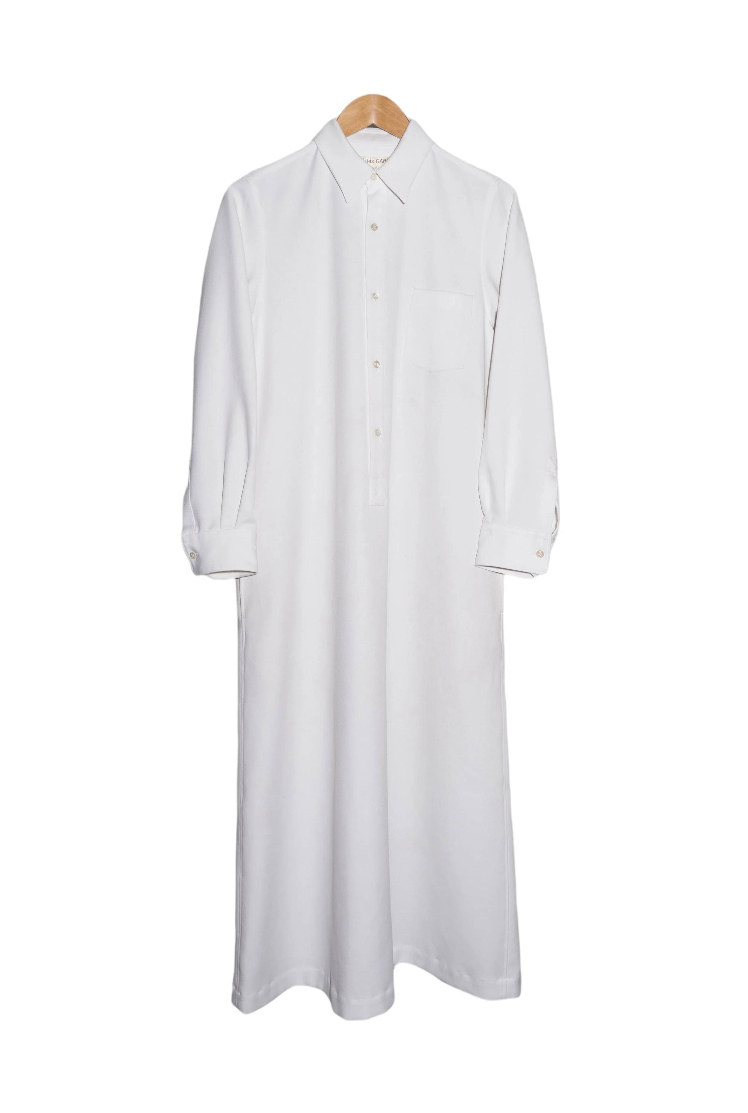FS2050_Comme des Garcons AW1995 %22Sweeter than Sweet%22 white maxi pullover shirt dress_afs 01.JPG