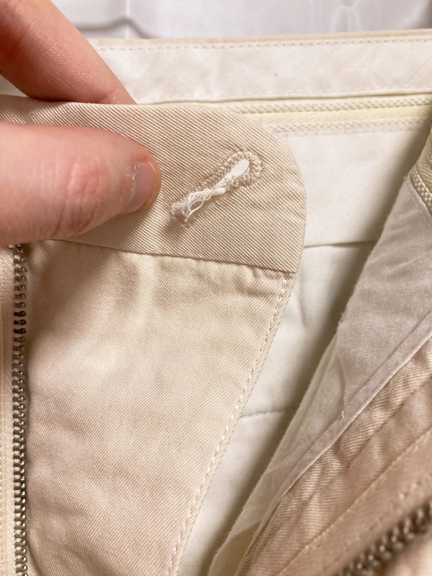 JVH_Yohji Yamamoto Costume D'Homme beige cotton pleated trousers_08.jpg