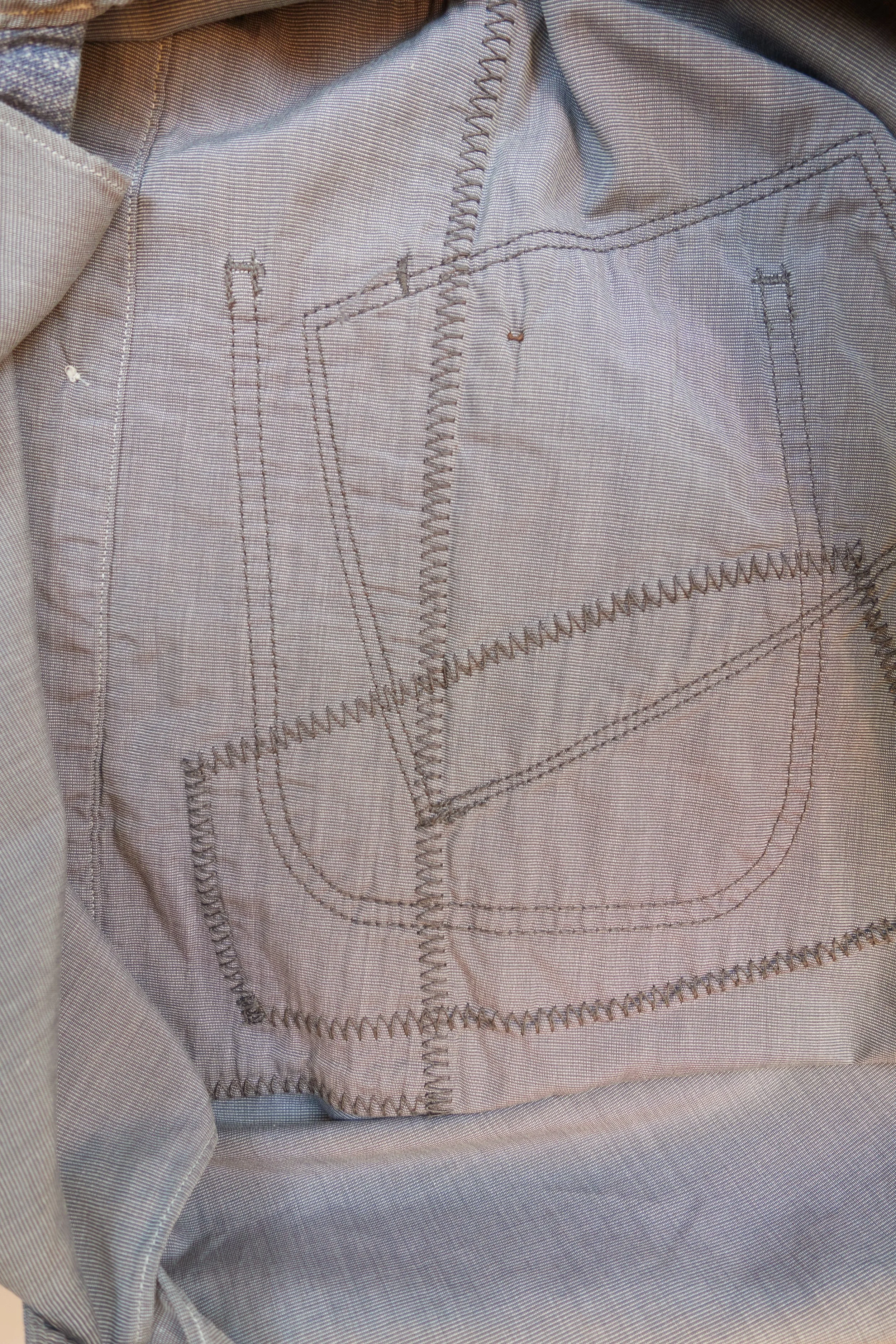 Junya Watanabe patchwork pockets shirt 0098-879.jpg