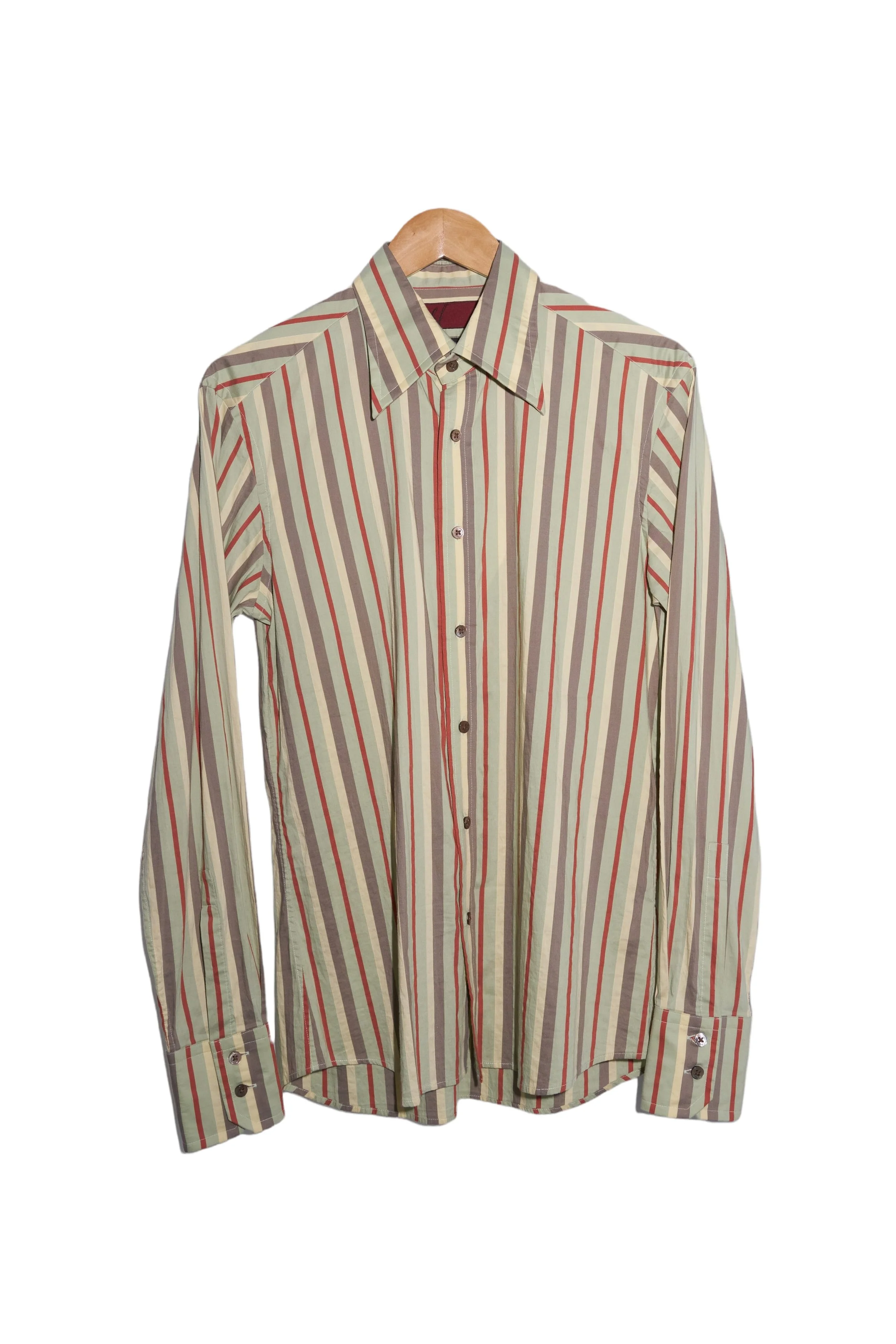 FS2095_Yoshiyuki Konishi DKF yellow red green grey stripe large collar shirt_AFS 01.jpg