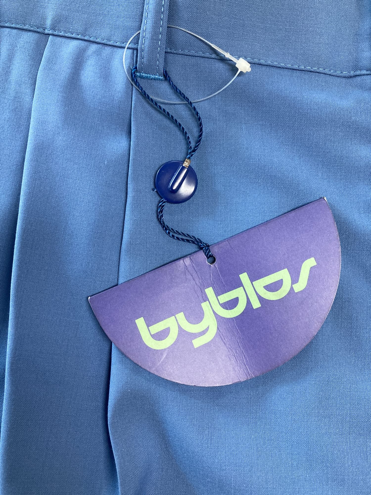 FS2155_Byblos 1990s blue wool pleated trousers_03.jpg