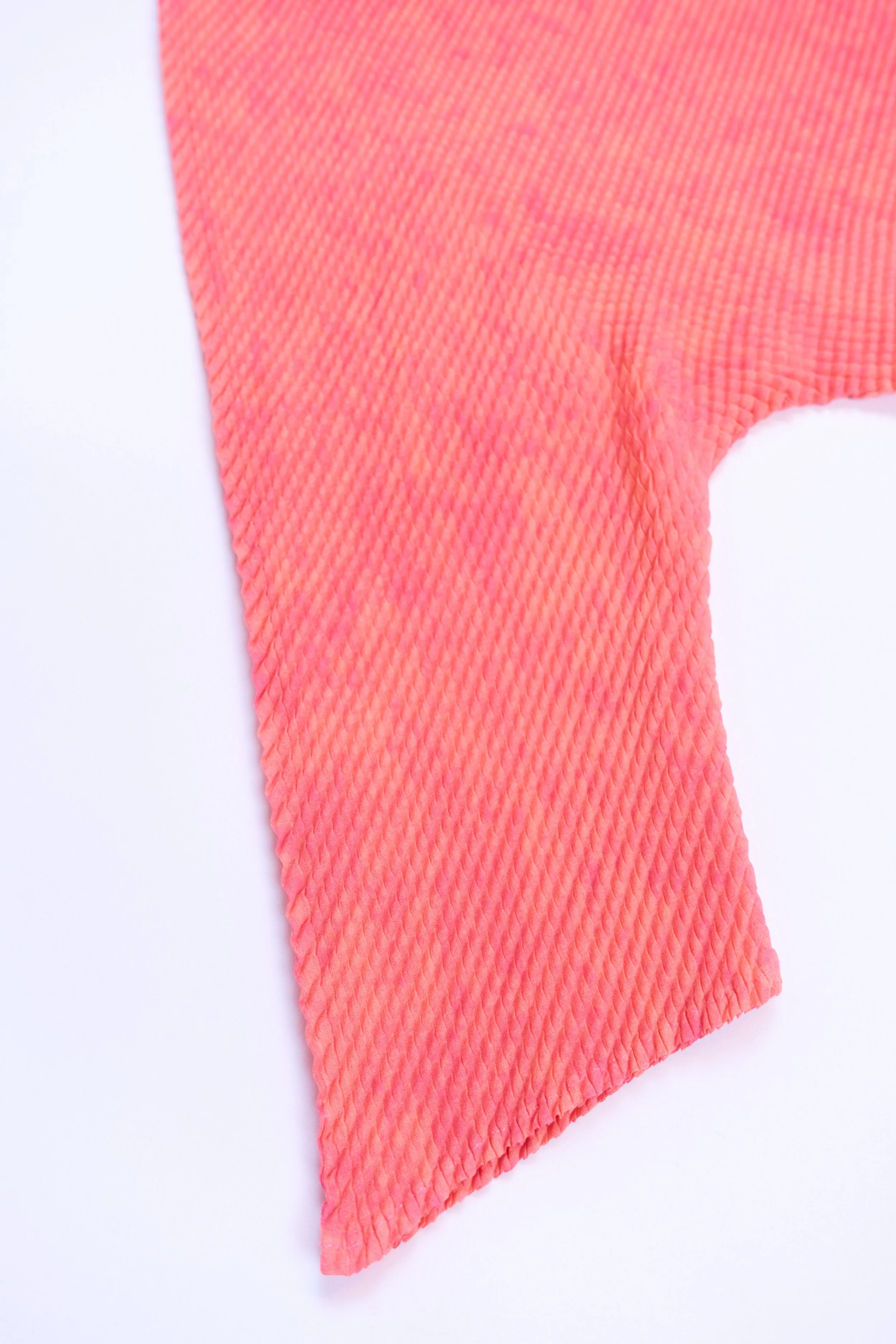 ISSEY MIYAKE MEN mottle dyed t-shirt with pleat front & stiching detail  220901 2.jpg