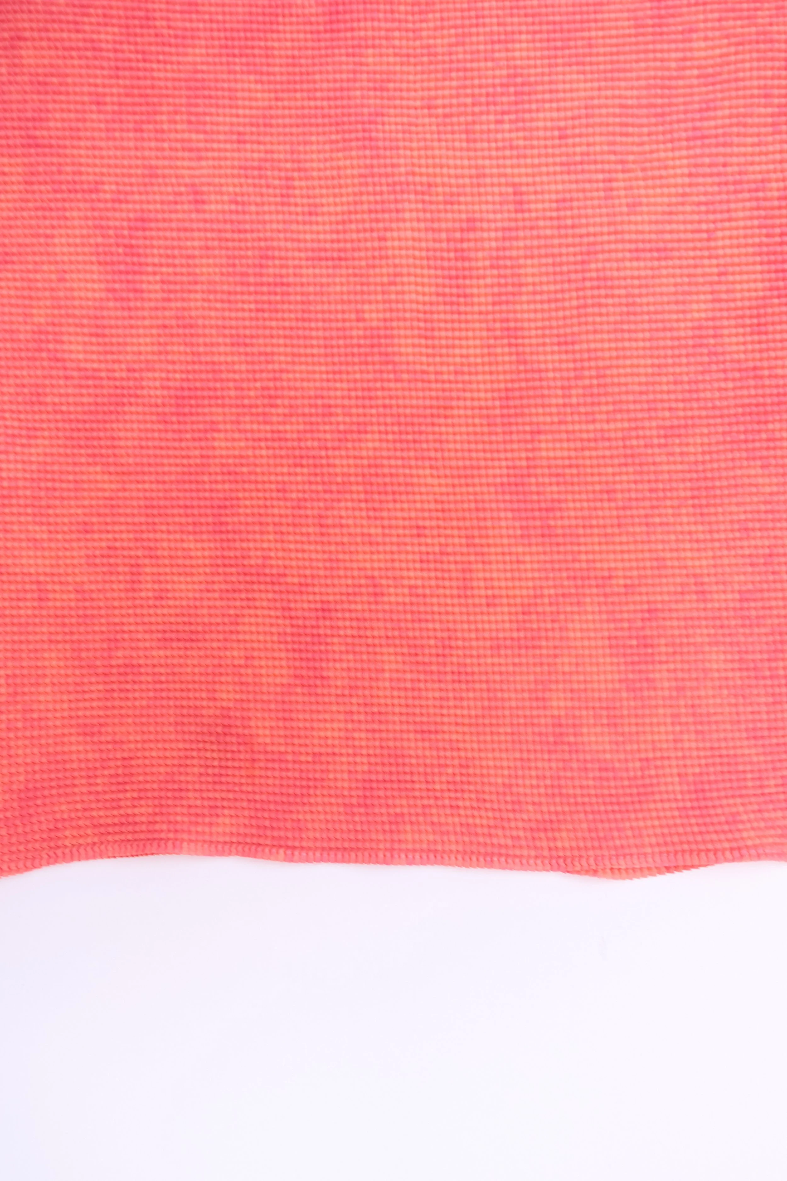 ISSEY MIYAKE MEN mottle dyed t-shirt with pleat front & stiching detail  220901 1.jpg