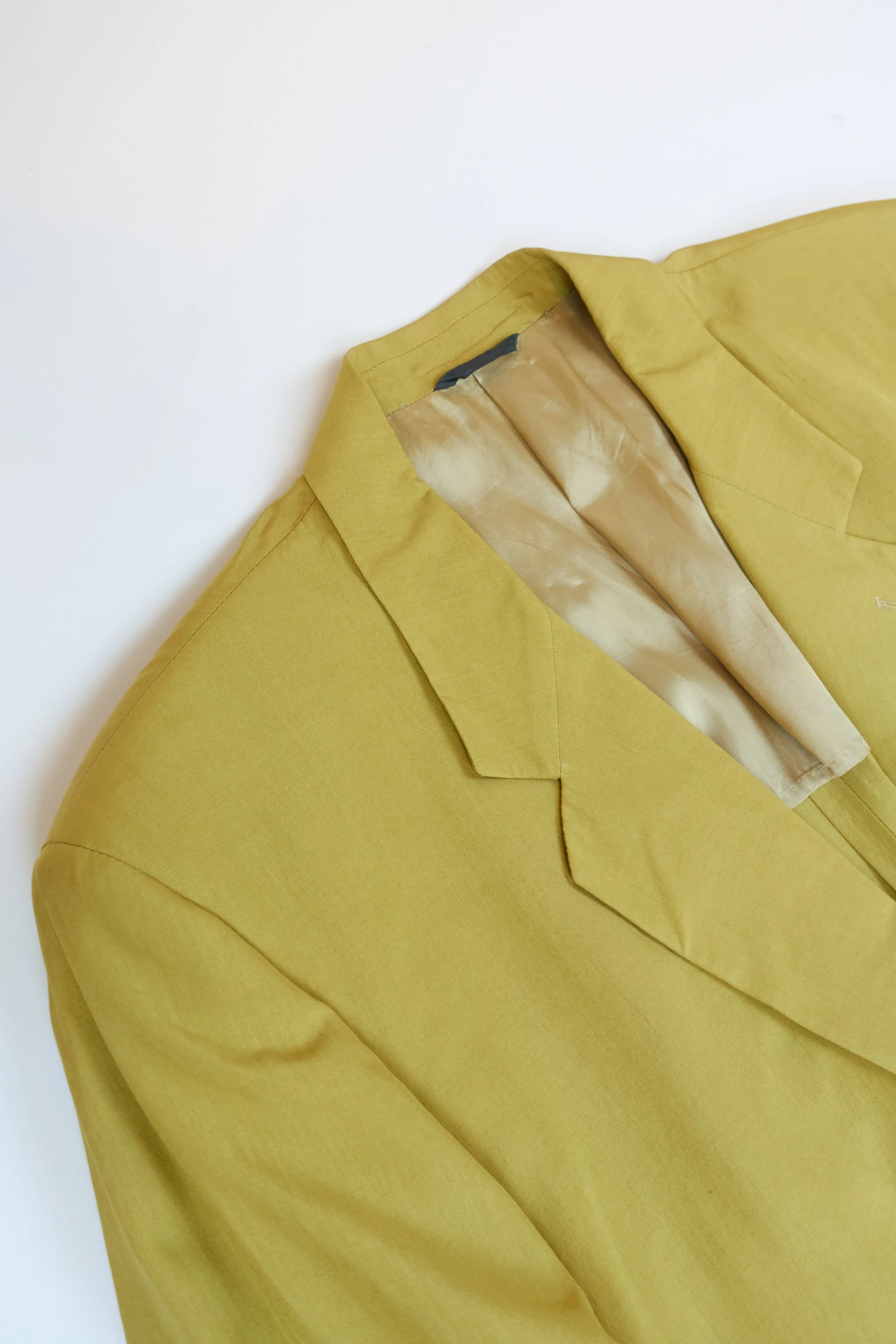 Missoni Uomo wide silhouette mustard blazer 0356 220916.jpg