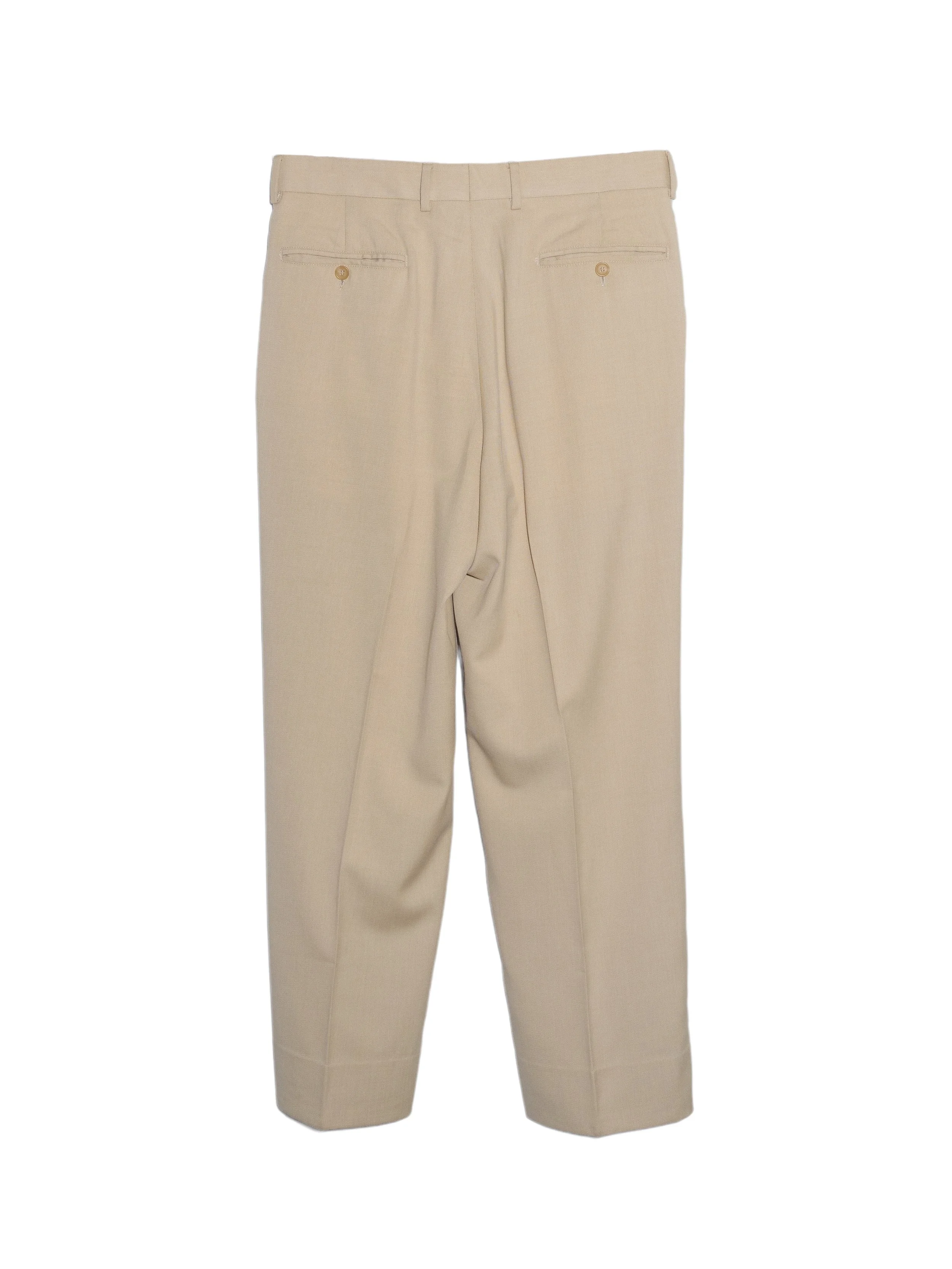 FS2171_Gianfranco Ferre beige wool blend pleated trousers_02.jpg