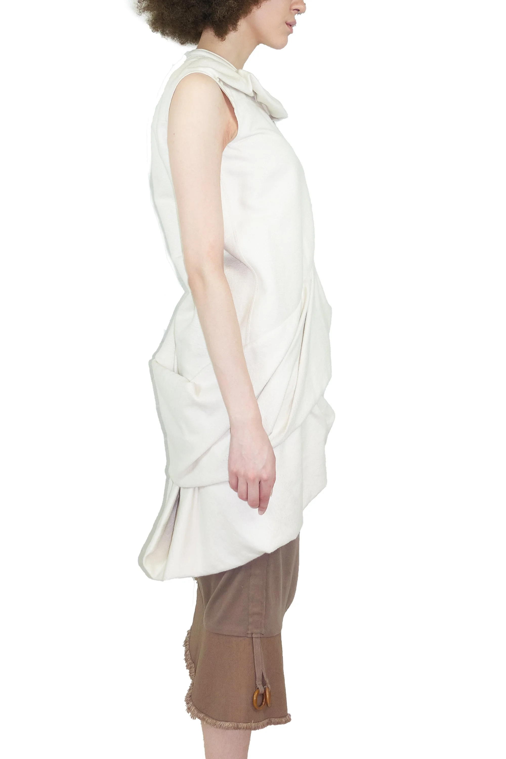 RICK OWENS brushed cotton dress and BRB manipulation skirt0496 221003.jpg