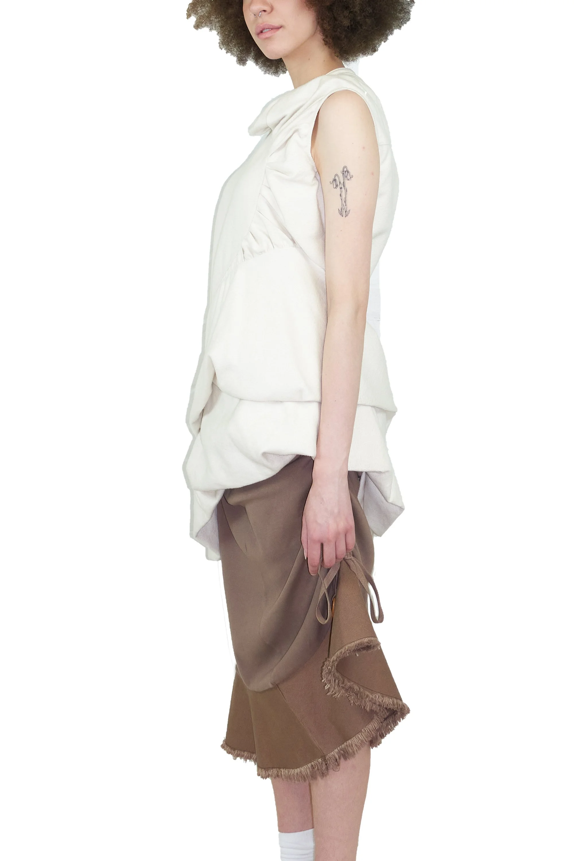 RICK OWENS brushed cotton dress and BRB manipulation skirt0500 221003.jpg