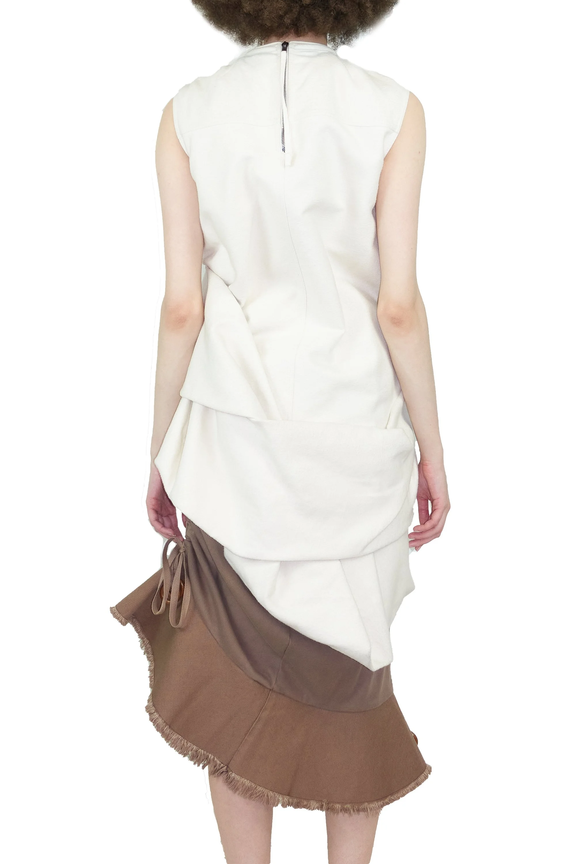 RICK OWENS brushed cotton dress and BRB manipulation skirt0495 221003.jpg