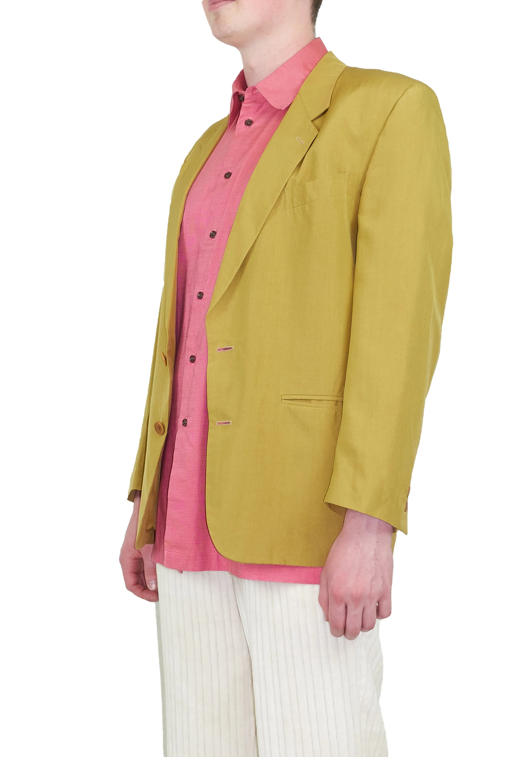 DIOR pink shortsleebe and MISSONI mustard blazer 0554 221003.jpg