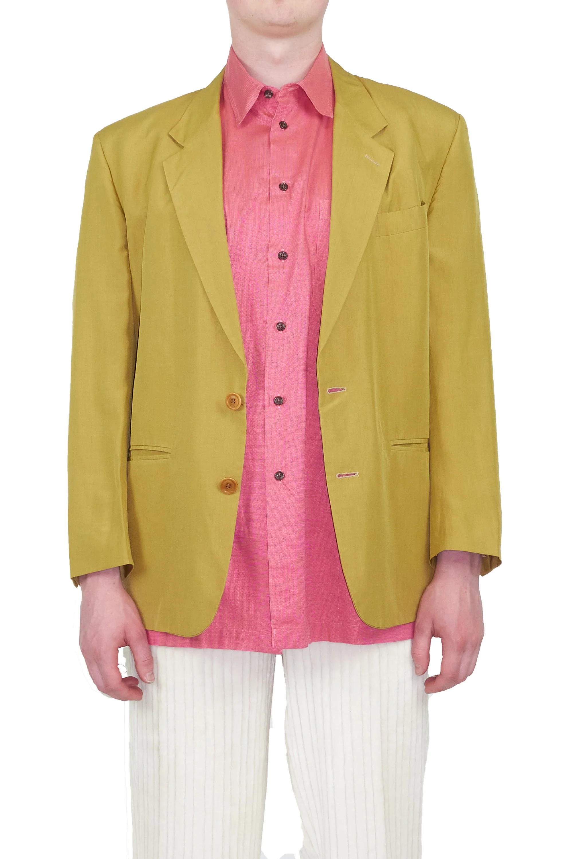 DIOR pink shortsleebe and MISSONI mustard blazer 0553 221003.jpg