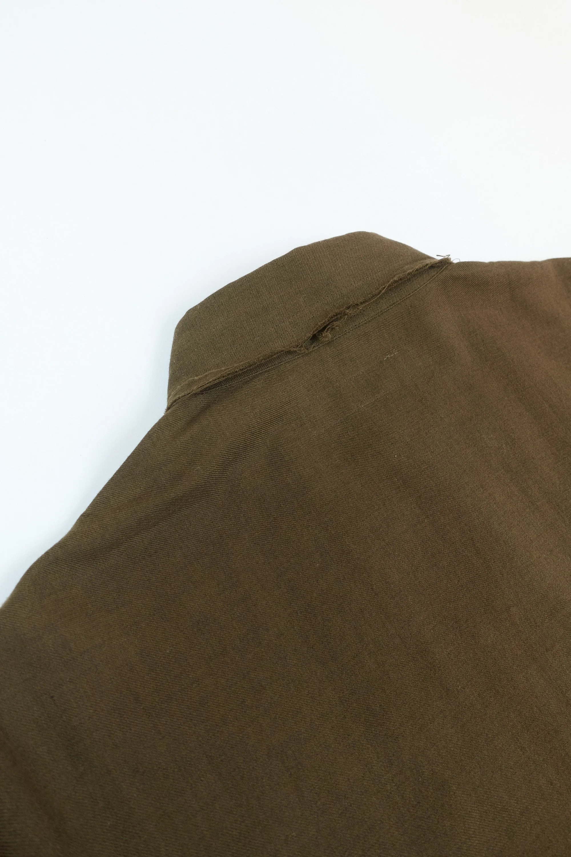 221118 Y's for men brown button through with raw edge details 0842.jpg