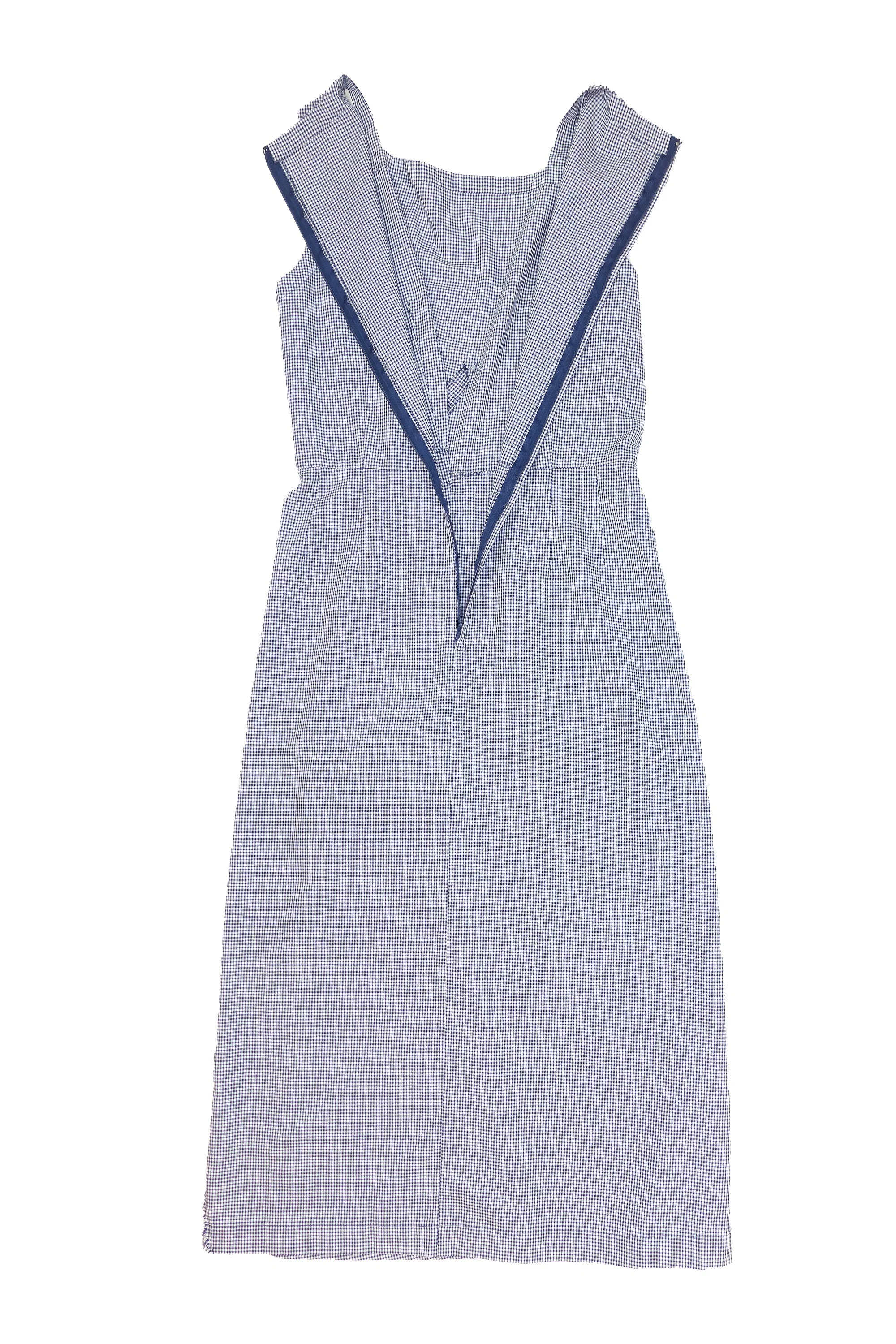 221119 comme des garcons tricot (sample) deconstructed gingham dress 0782.jpg