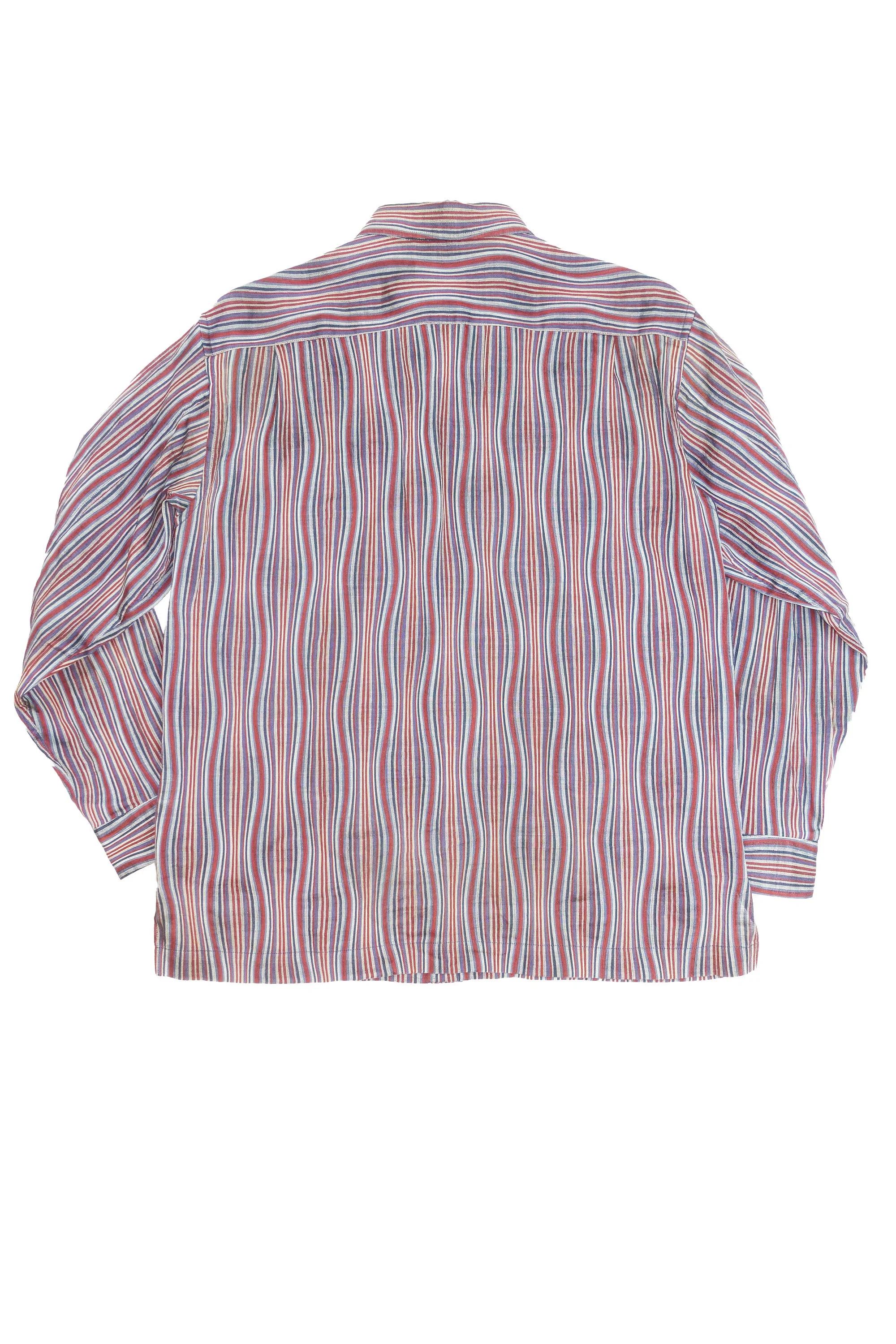221125 ISSEY MIYAKE op art wavy stripe longsleeve shirt1387.jpg