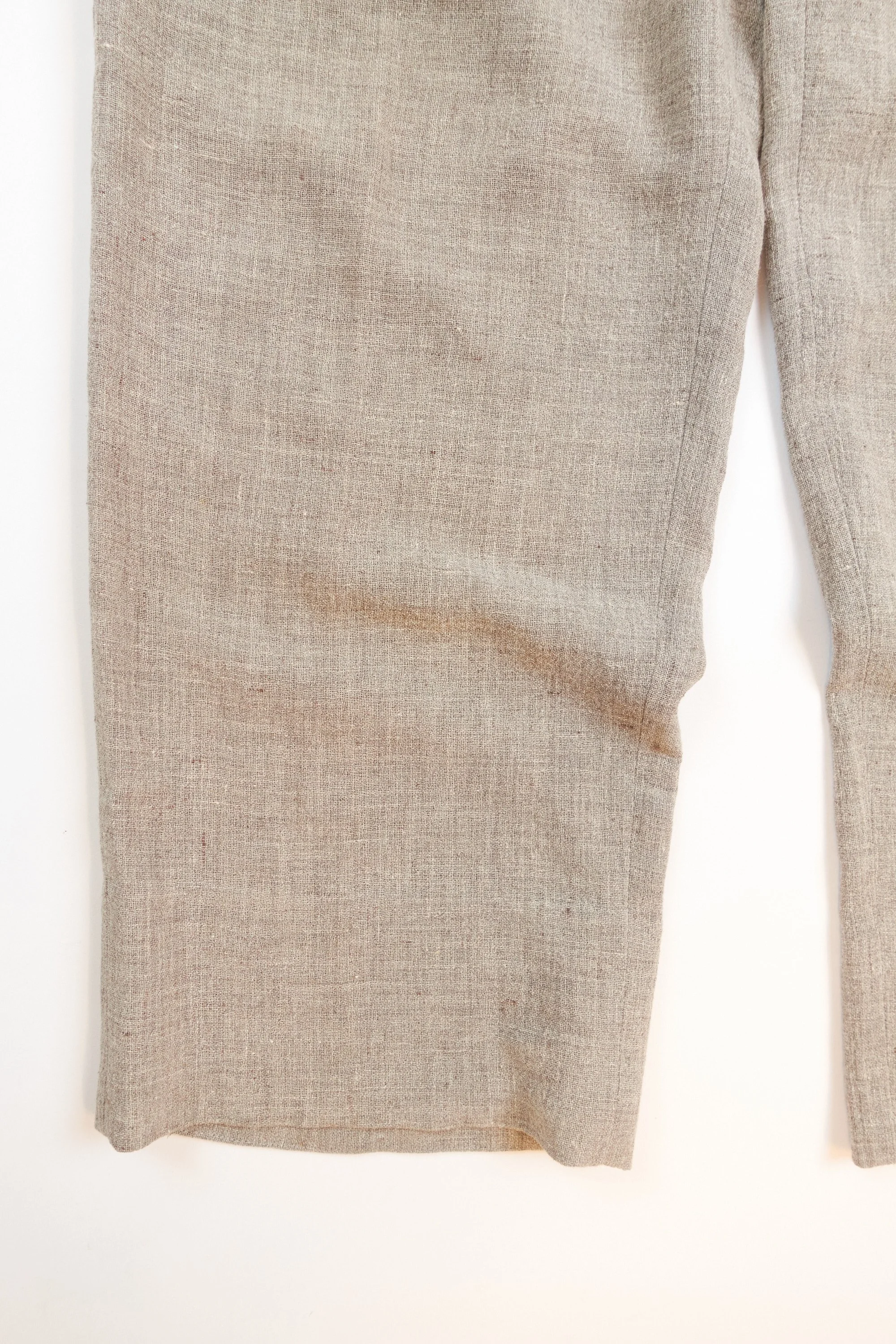 221124 ISSEY MIYAKE MEN pleated high waist trousers beige 1117.jpg