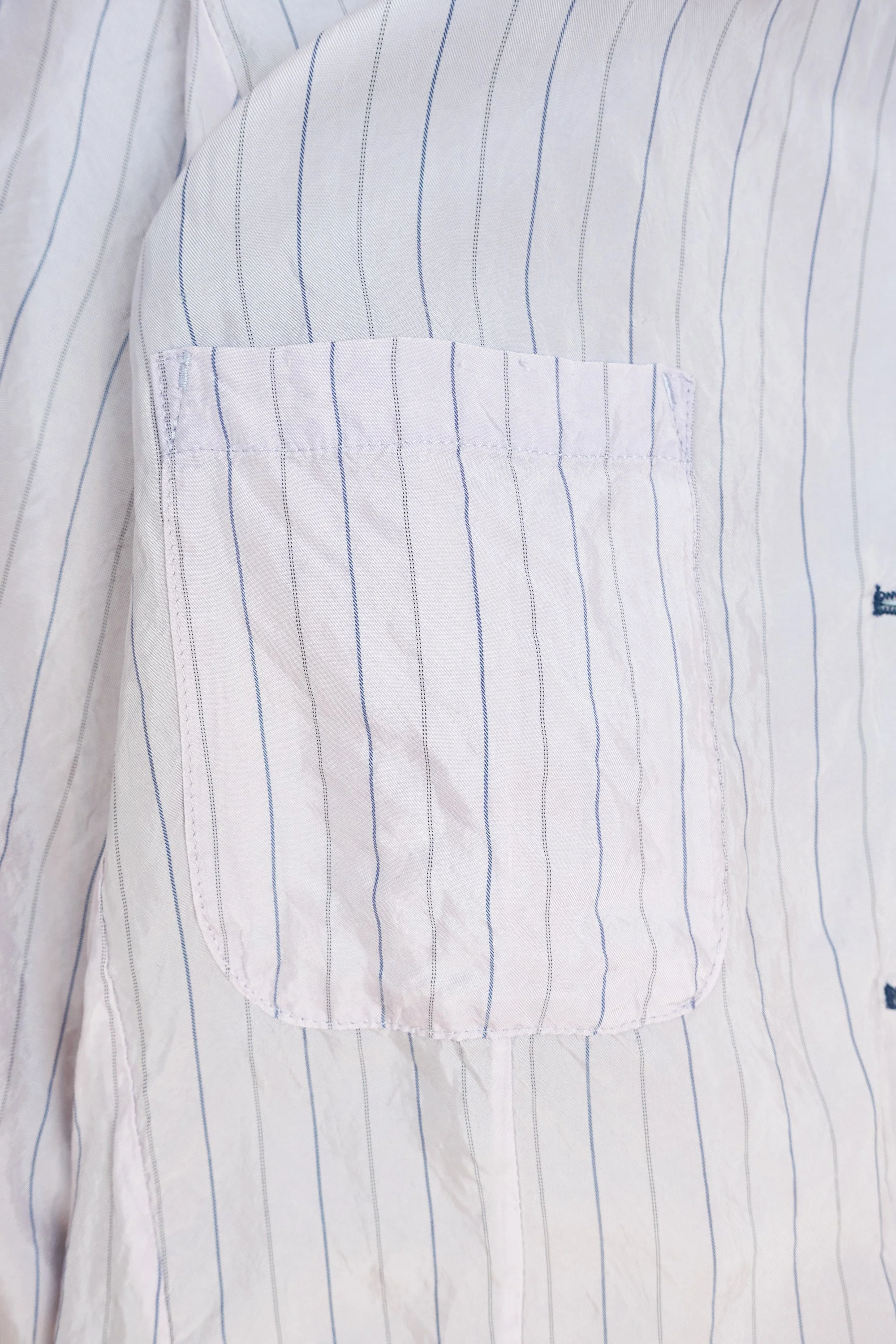 221124 Y's two peice trouser suit navy with interior stripe 1426.jpg