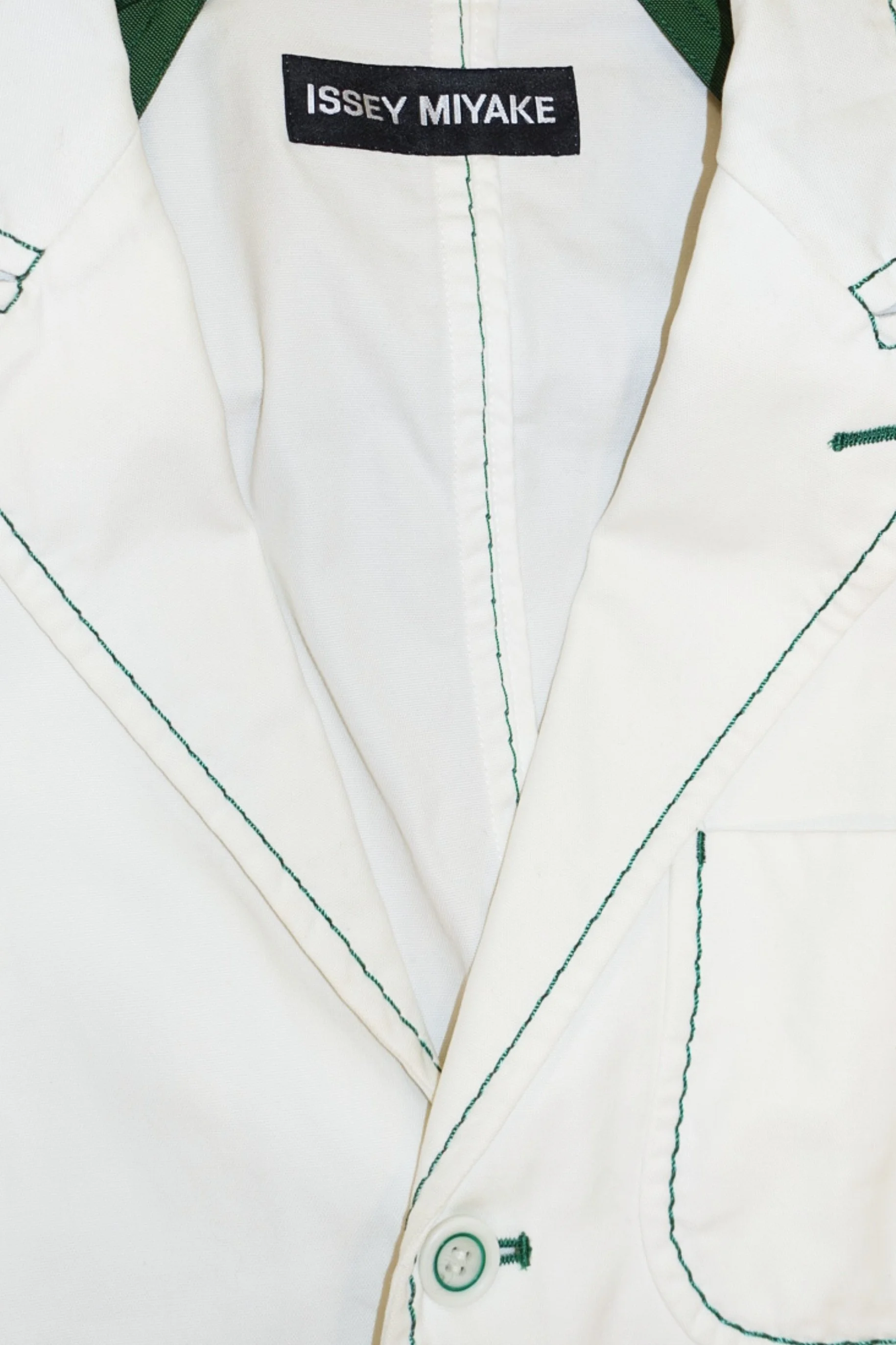 ISSEY MIYAKE nylon sports jacket with green contrast stitching 23 0119 3.jpg