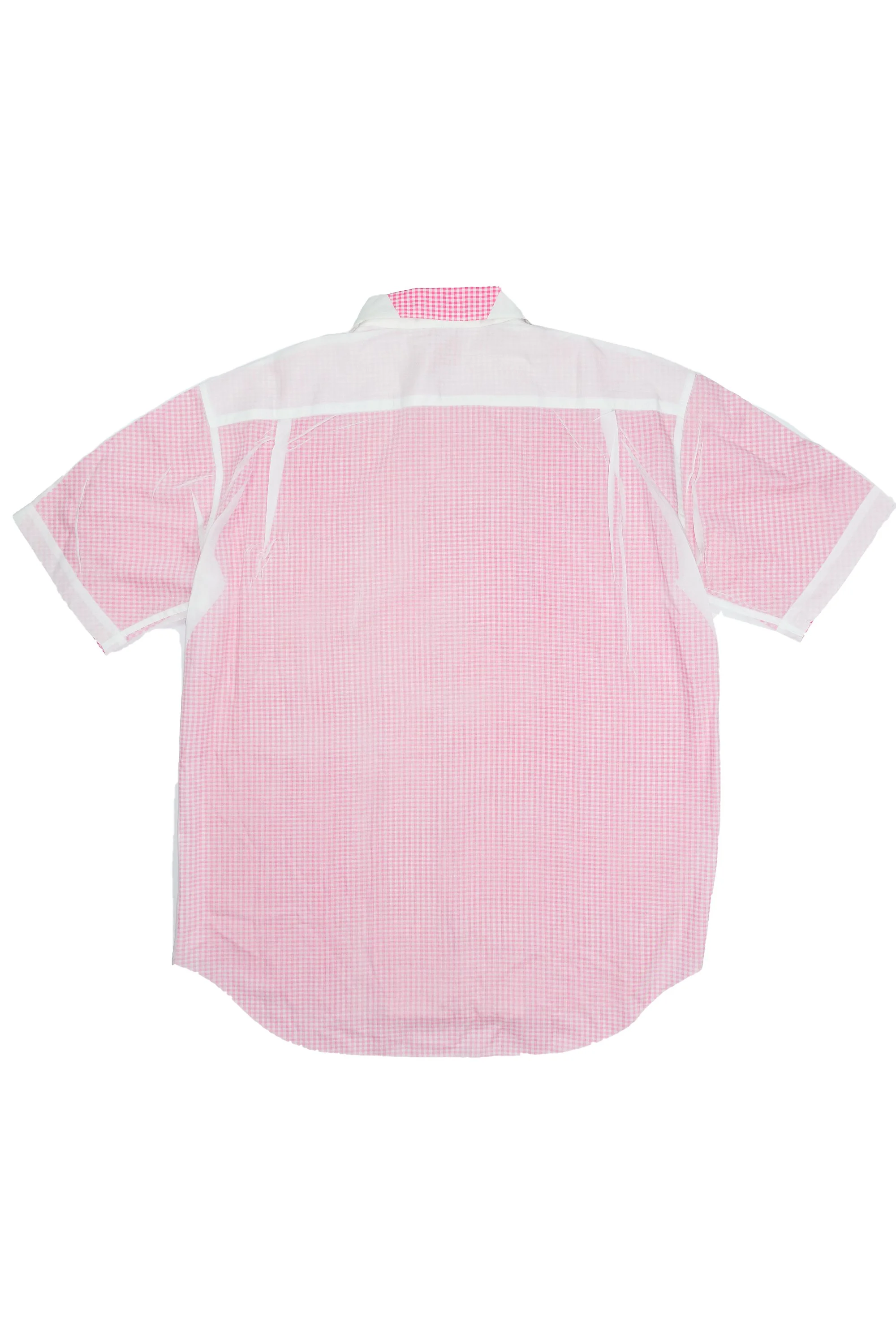 230101 ISSEY MIYAKE MEN printed crease shortsleeve shirt pink 1527.jpg